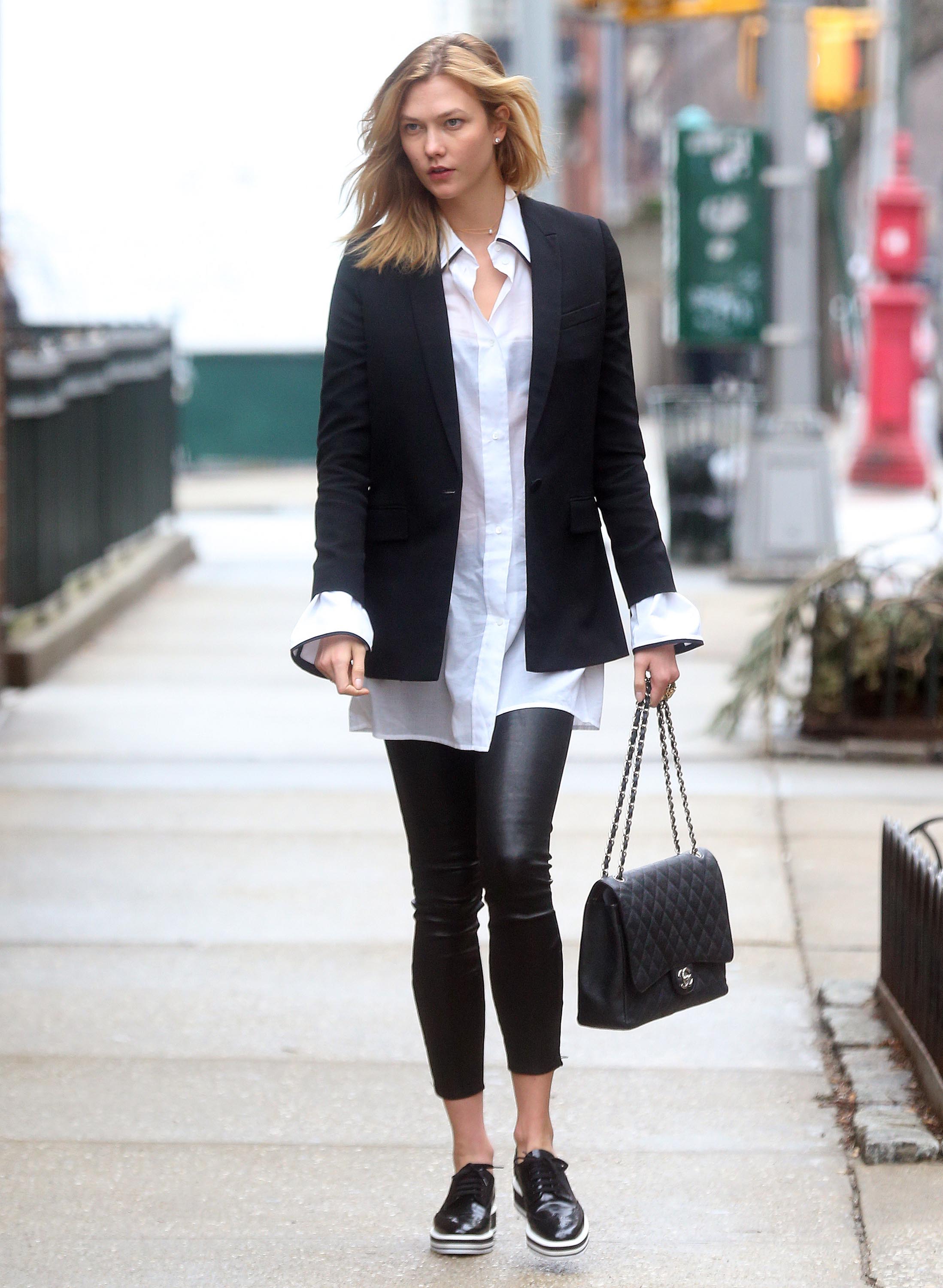 Karlie Kloss seen out and about in NYC