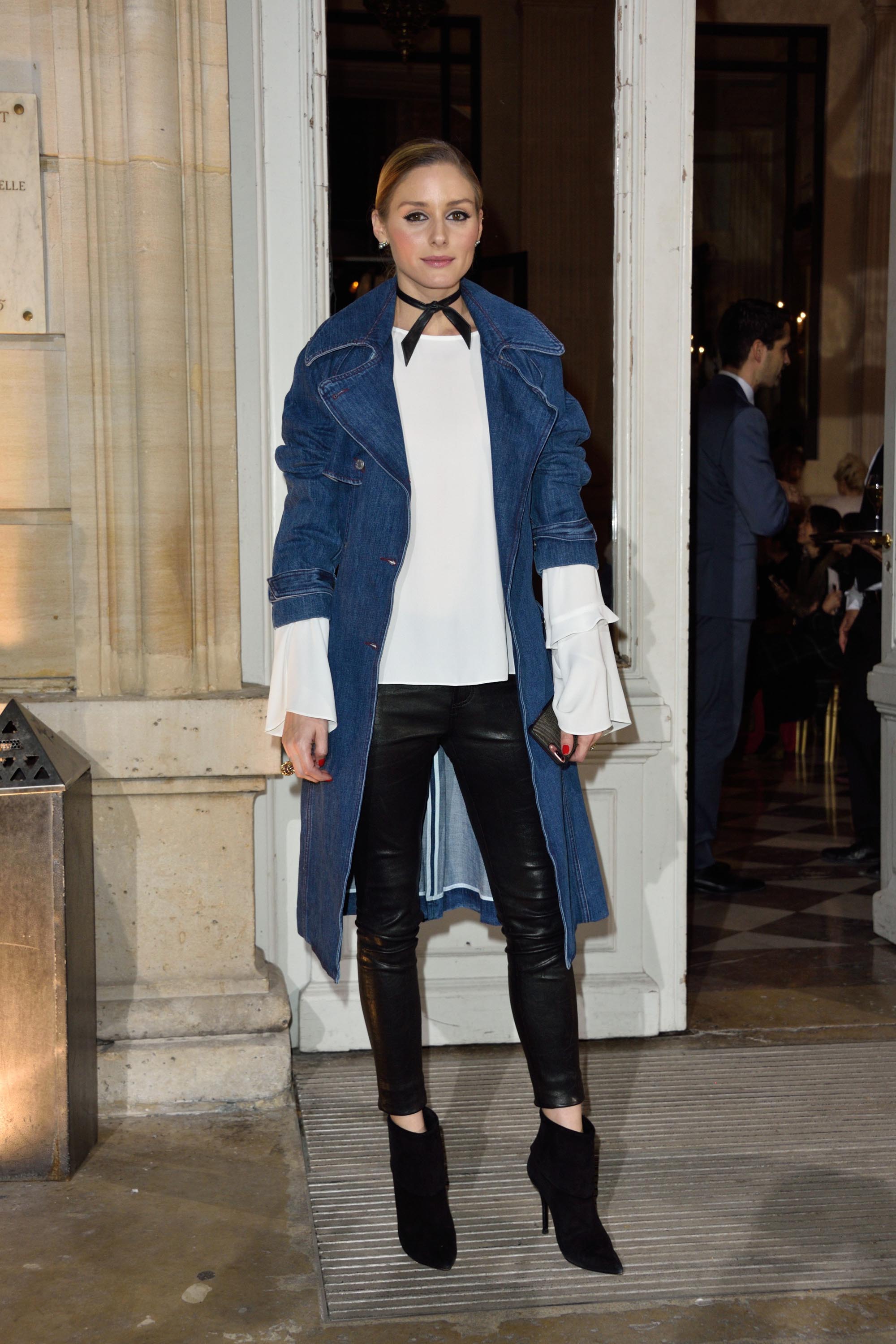 Olivia Palermo attends Paul and Joe show Autumn Winter 2017 Paris Fashion Week