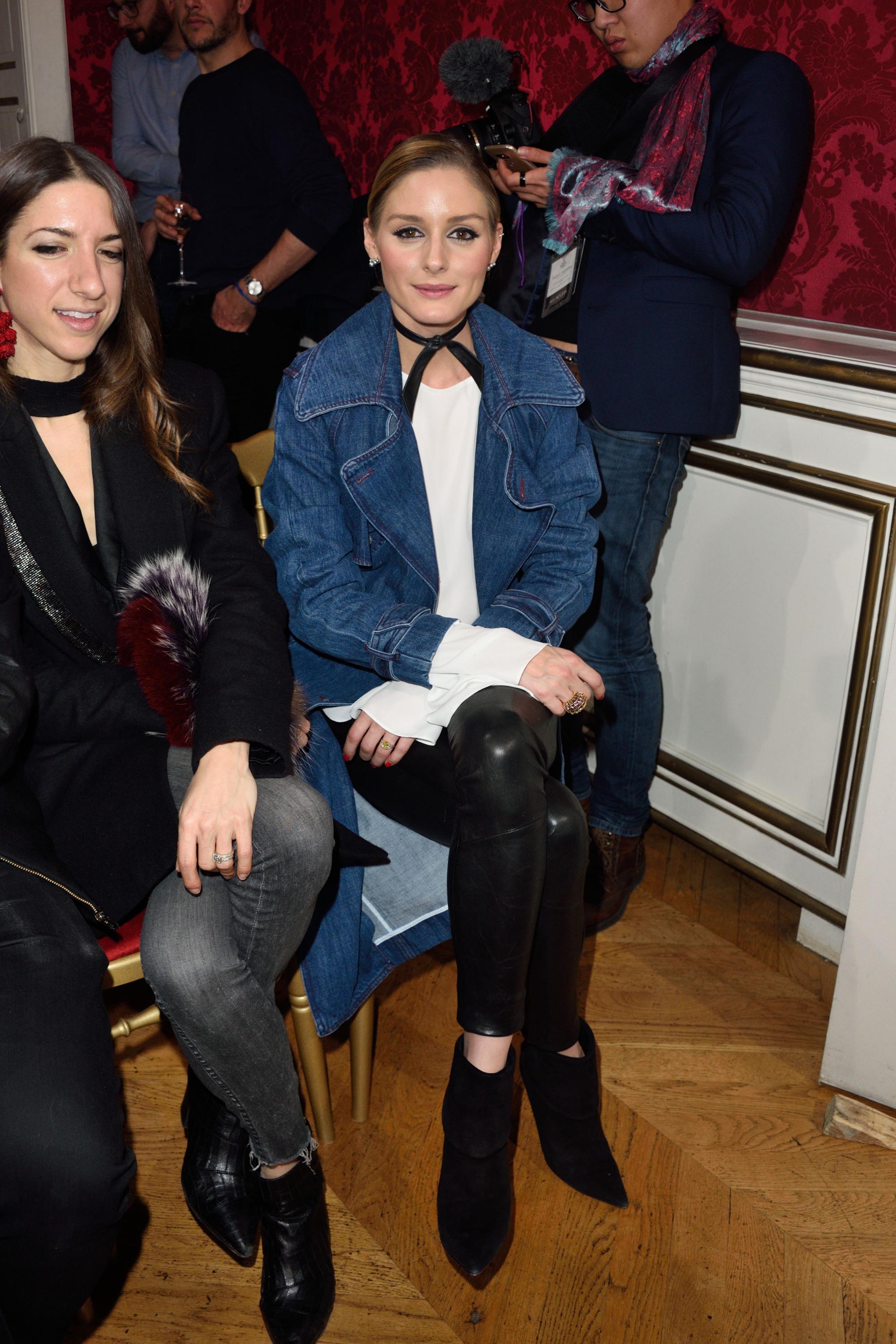 Olivia Palermo attends Paul and Joe show Autumn Winter 2017 Paris Fashion Week