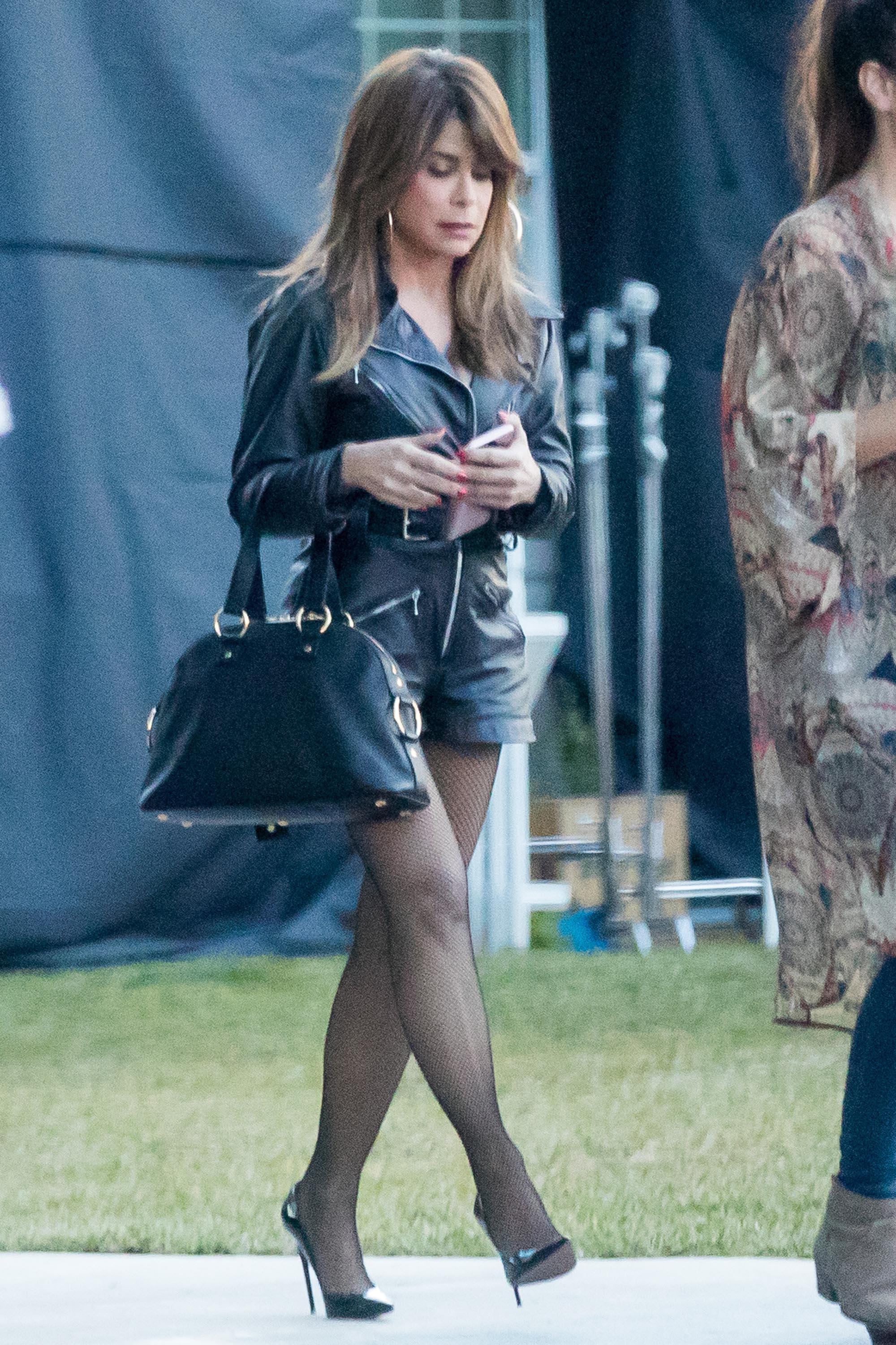 Paula Abdul on the set of Untitled Kourtney Kang Project