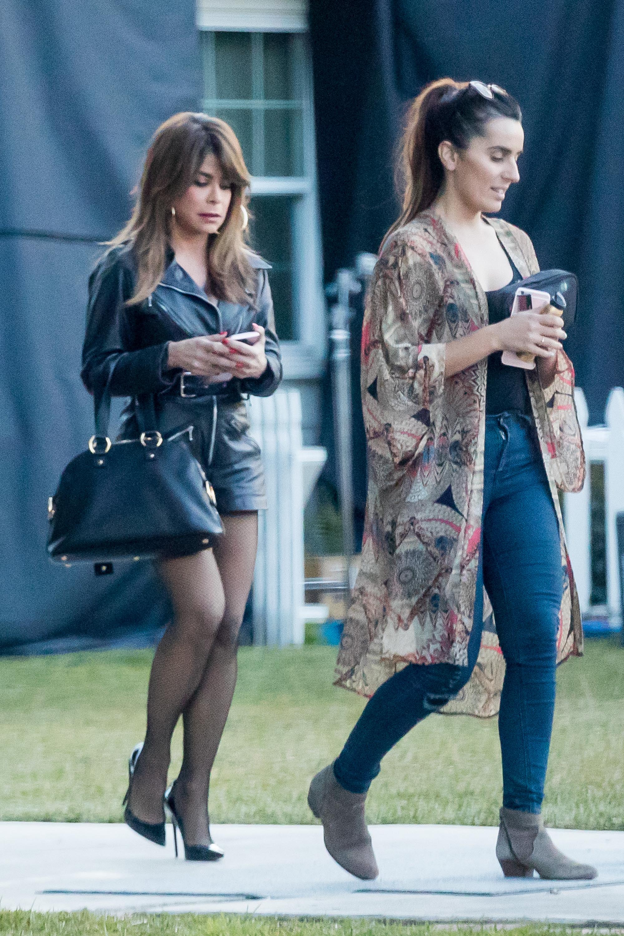 Paula Abdul on the set of Untitled Kourtney Kang Project