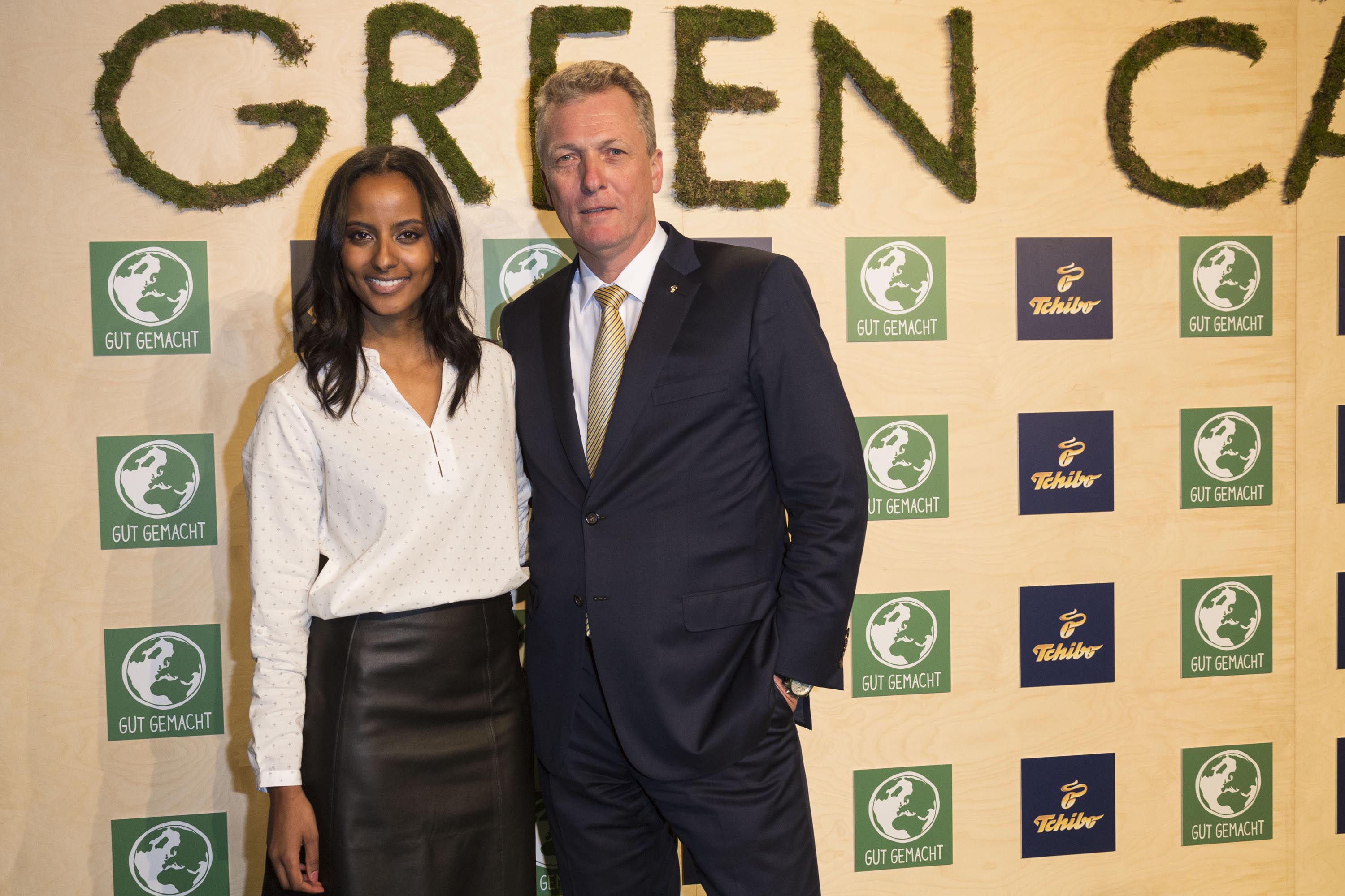 Sara Nuru attends the Tchibo ‘Ready for the Green Carpet’ Fashion Show