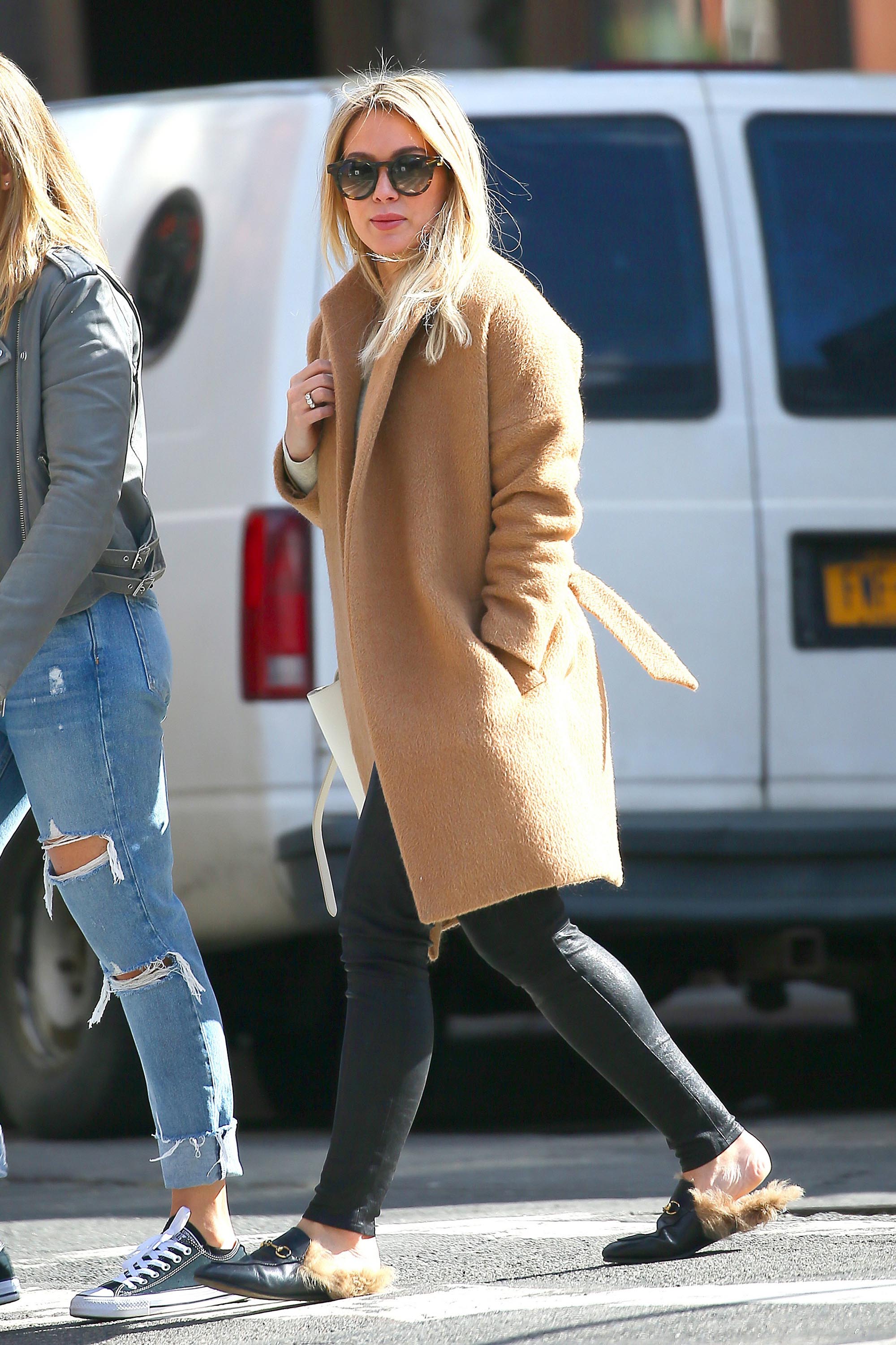 Hilary Duff shopping in NYC