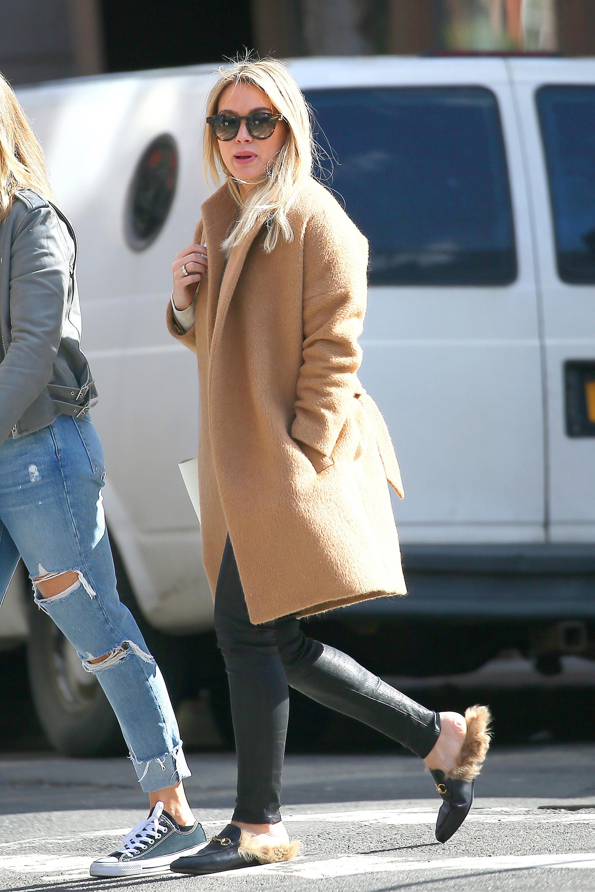 Hilary Duff shopping in NYC