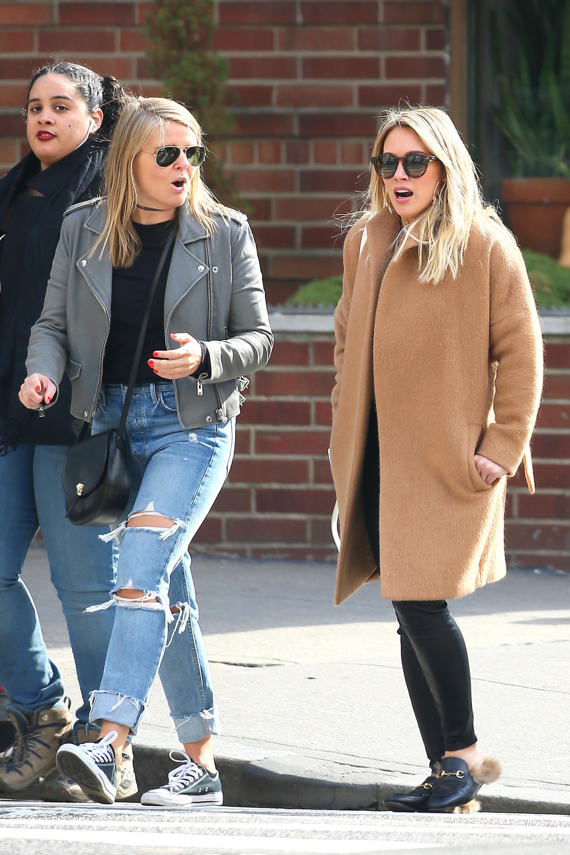 Hilary Duff shopping in NYC