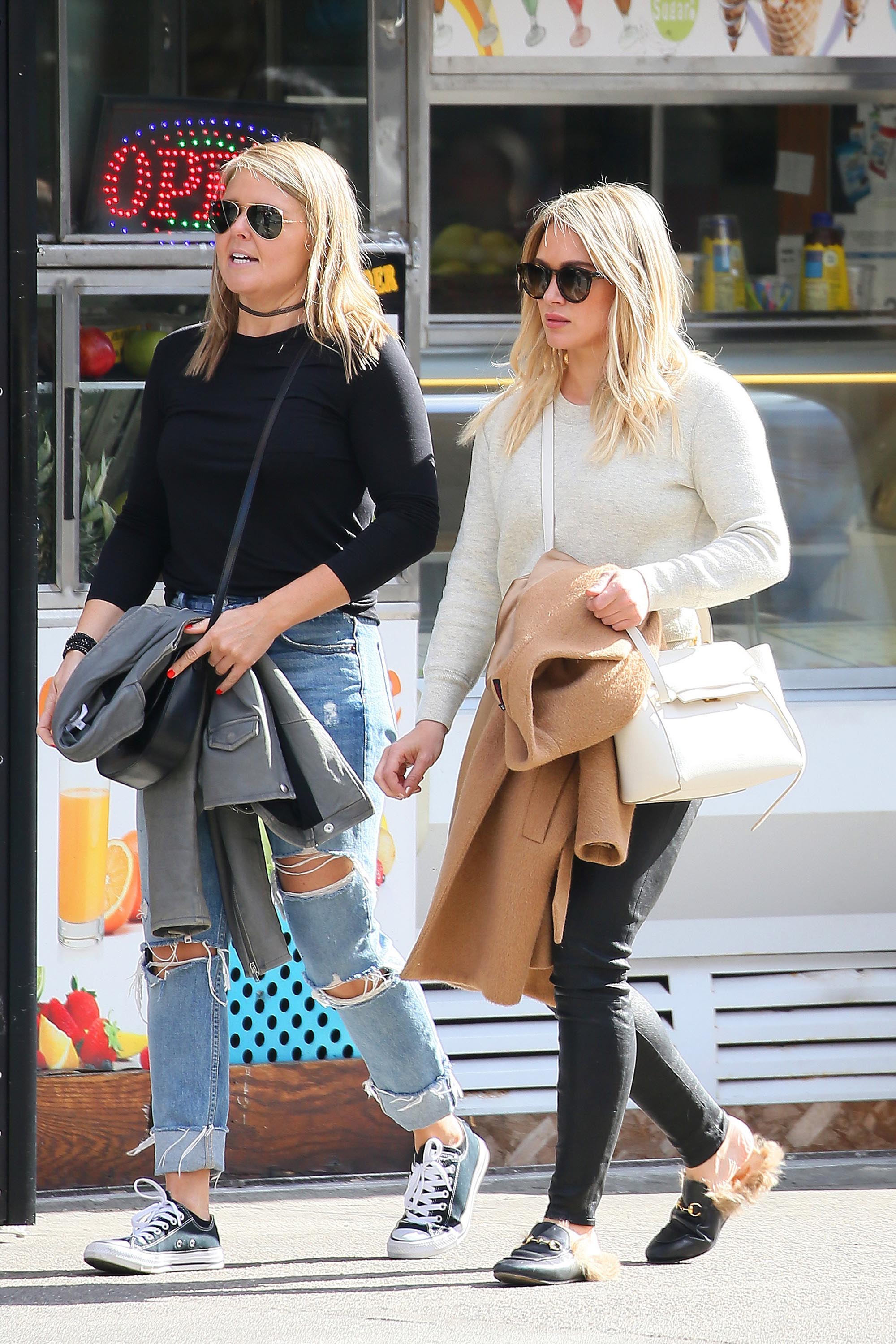 Hilary Duff shopping in NYC