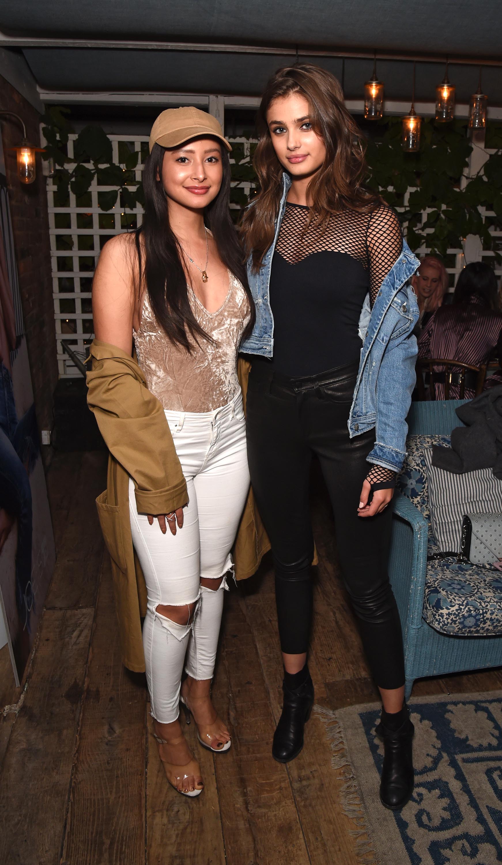 Taylor Hill attends the Taylor Hill x Joe’s Jeans party