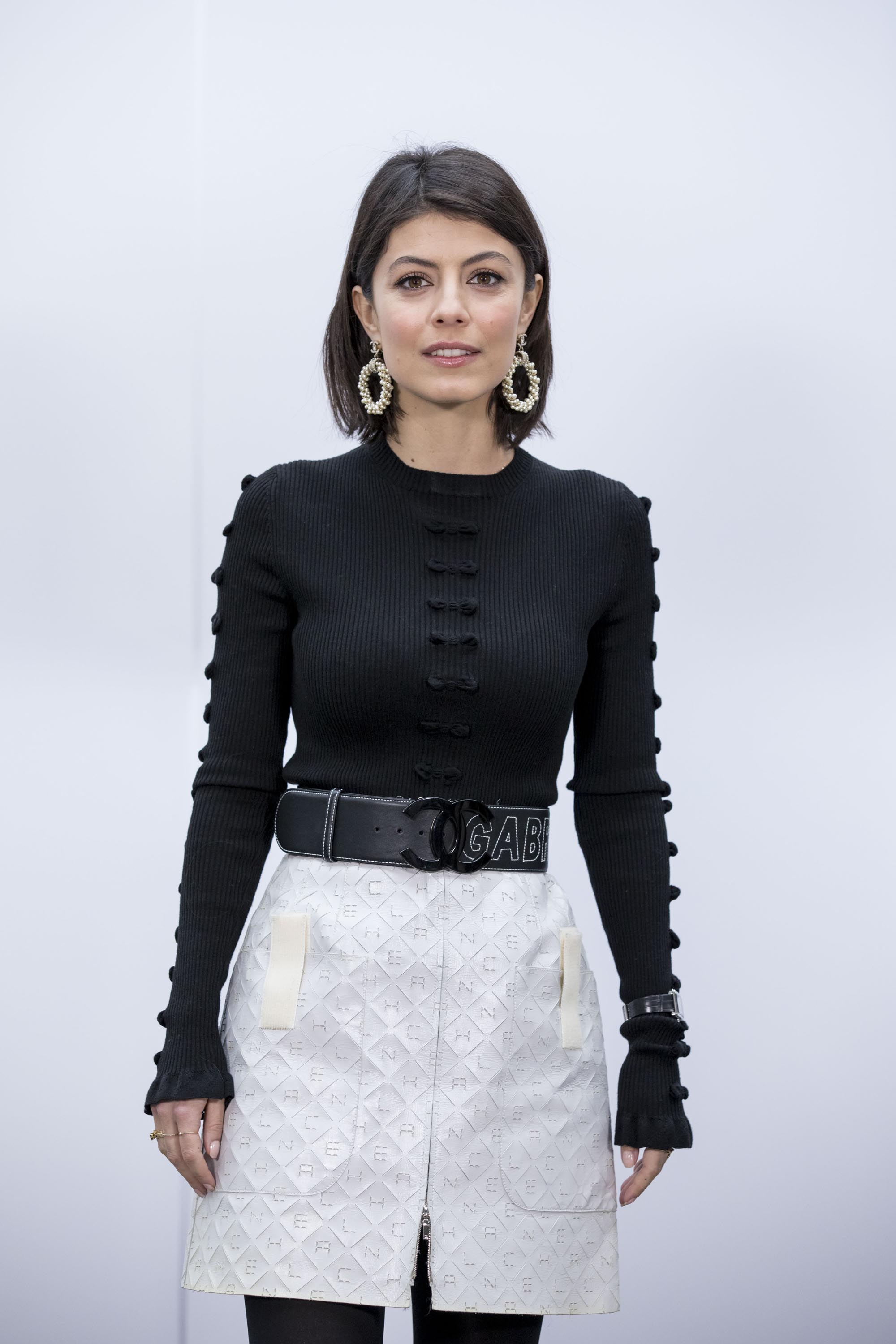 Alessandra Mastronardi attends Chanel show