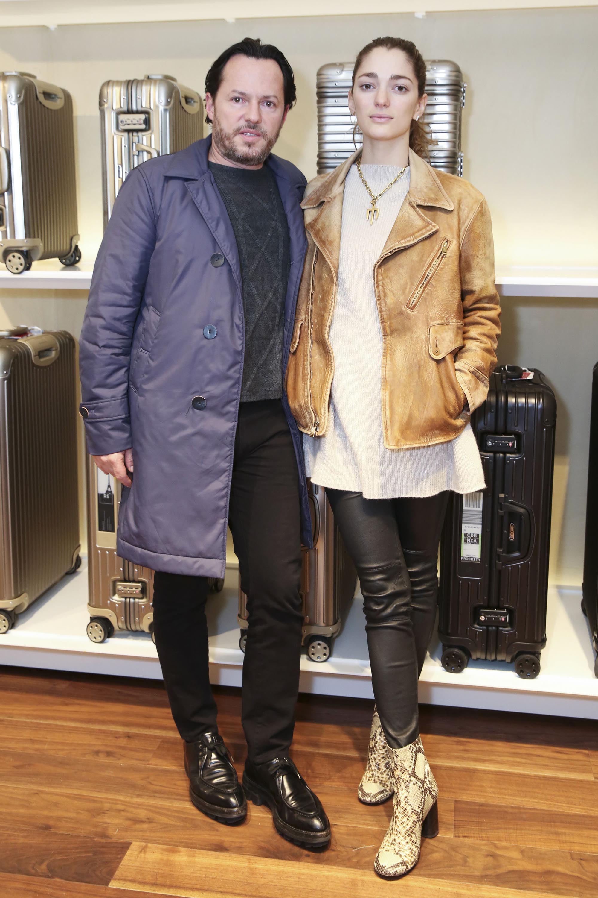 Sofia Sanchez de Betak attends opening of the Boutique Rimowa