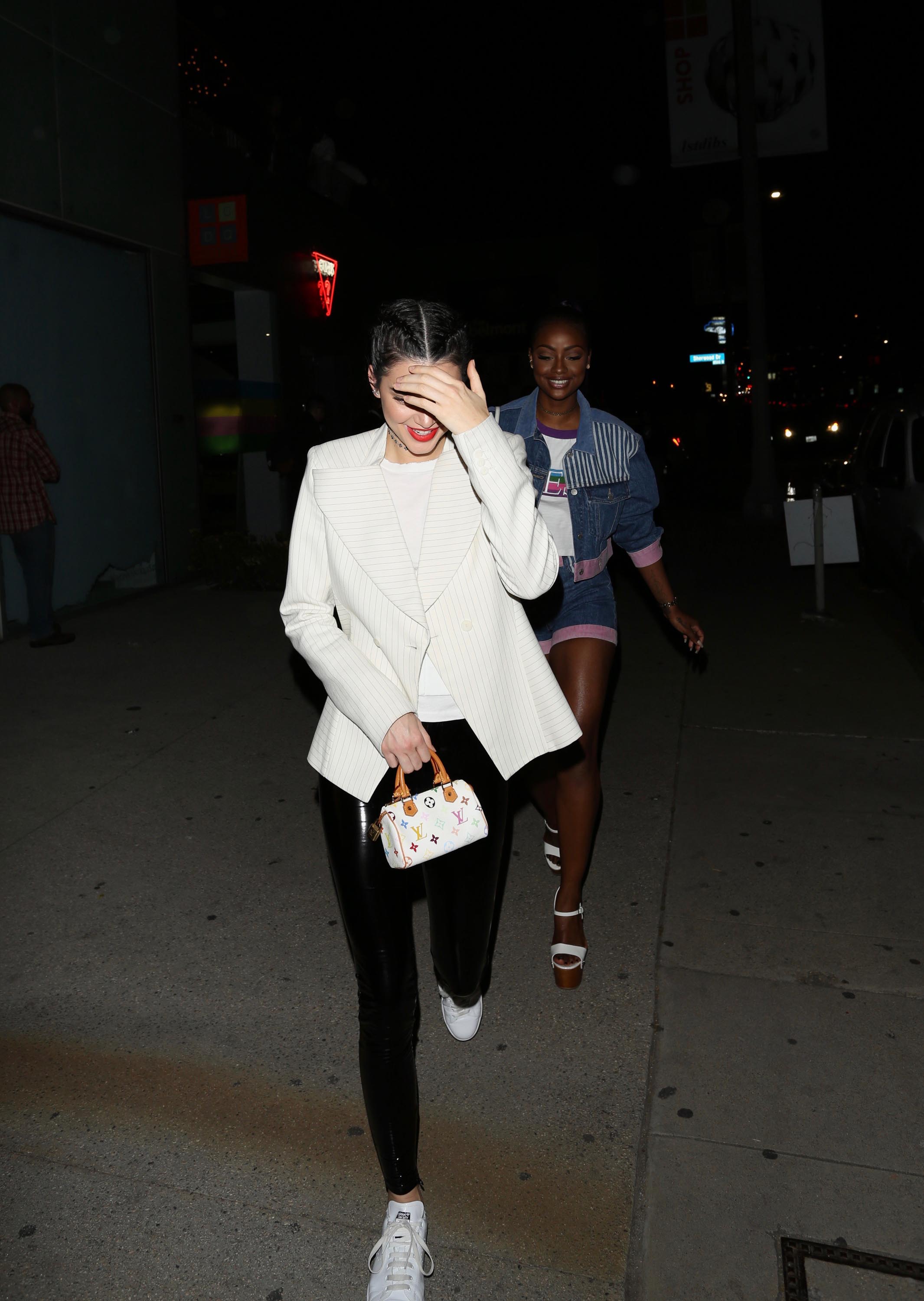 Kendall Jenner leaving the GUESS Store