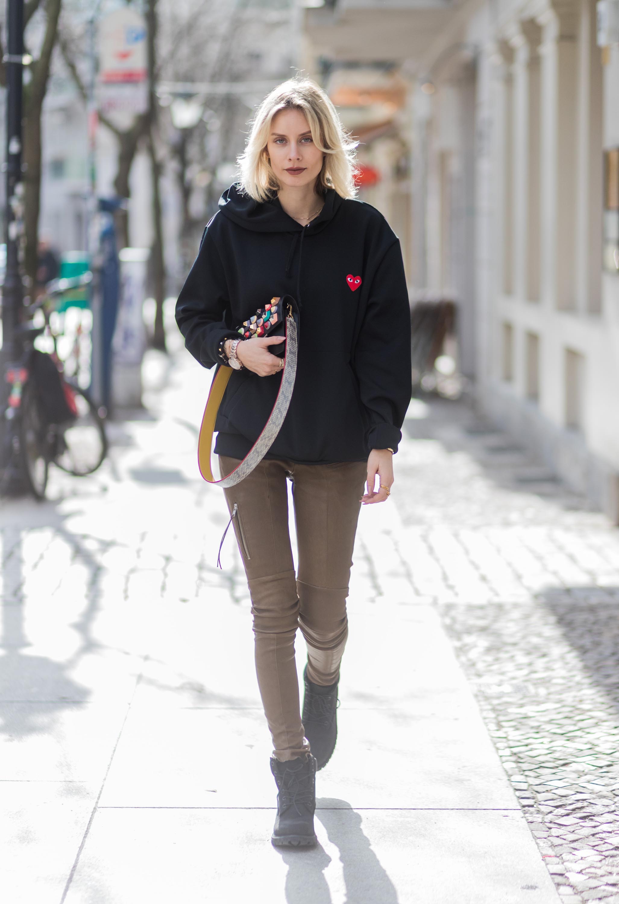 Lisa Hahnbueck street style in Berlin