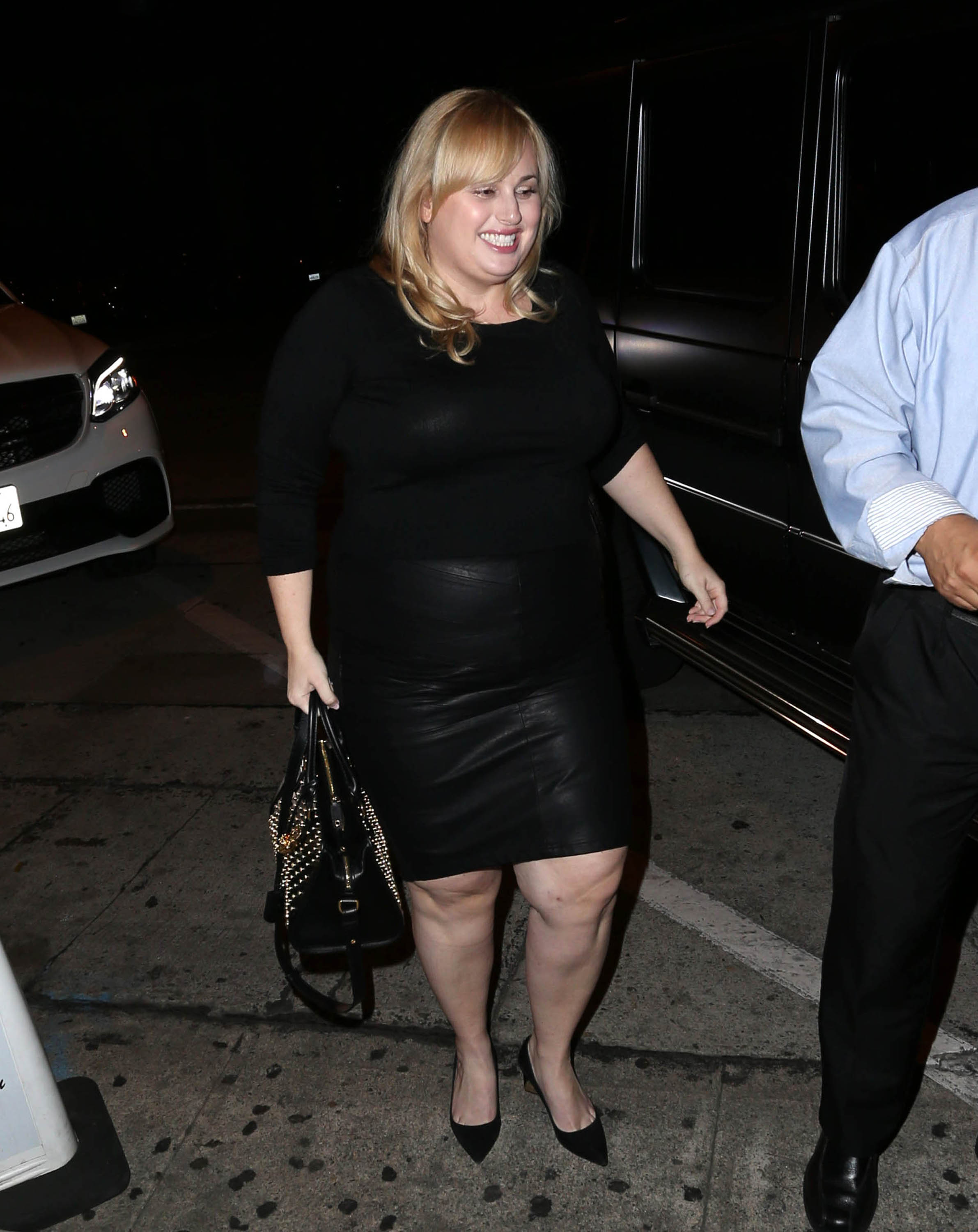 Rebel Wilson is seen in LA