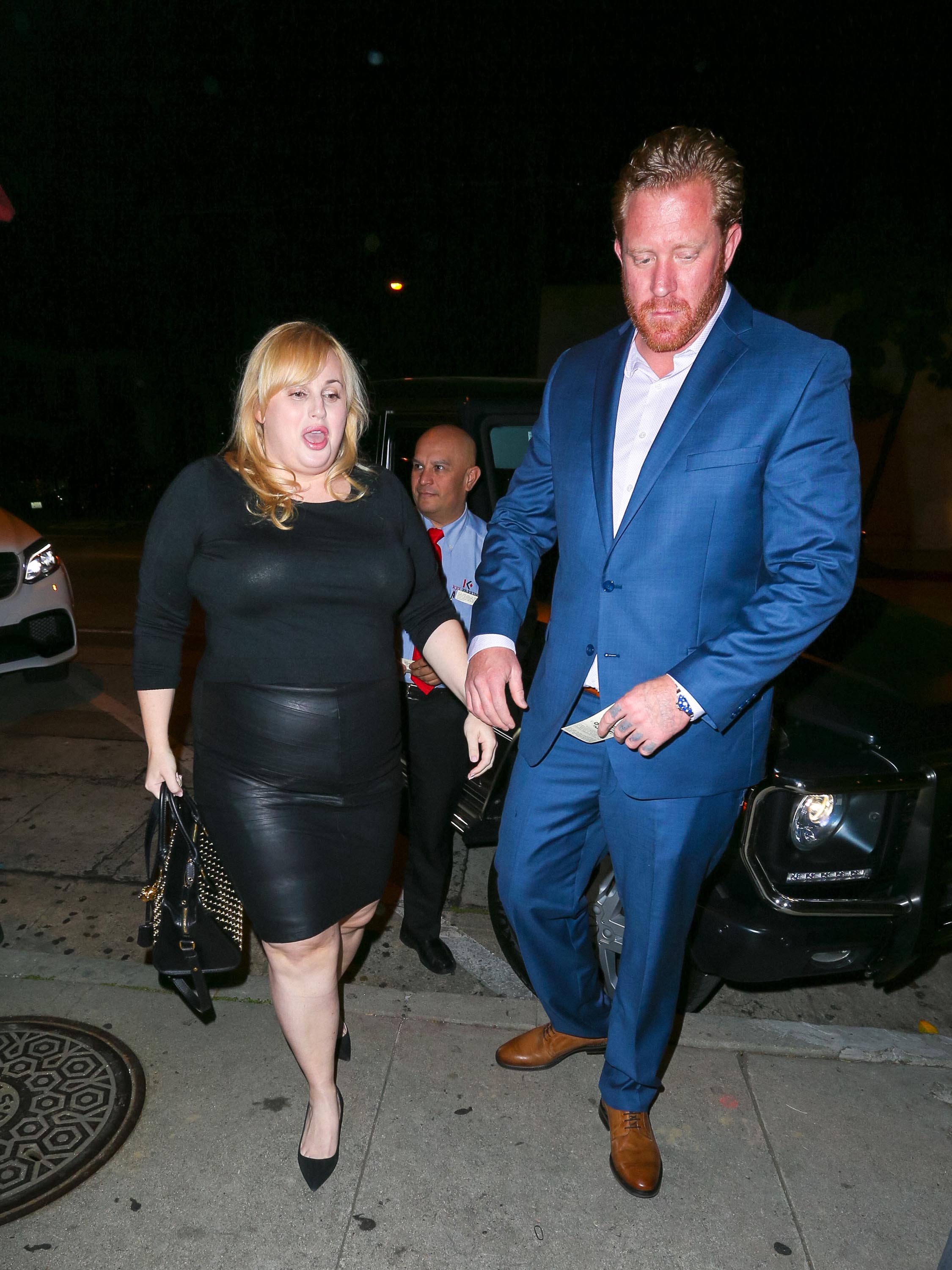 Rebel Wilson is seen in LA