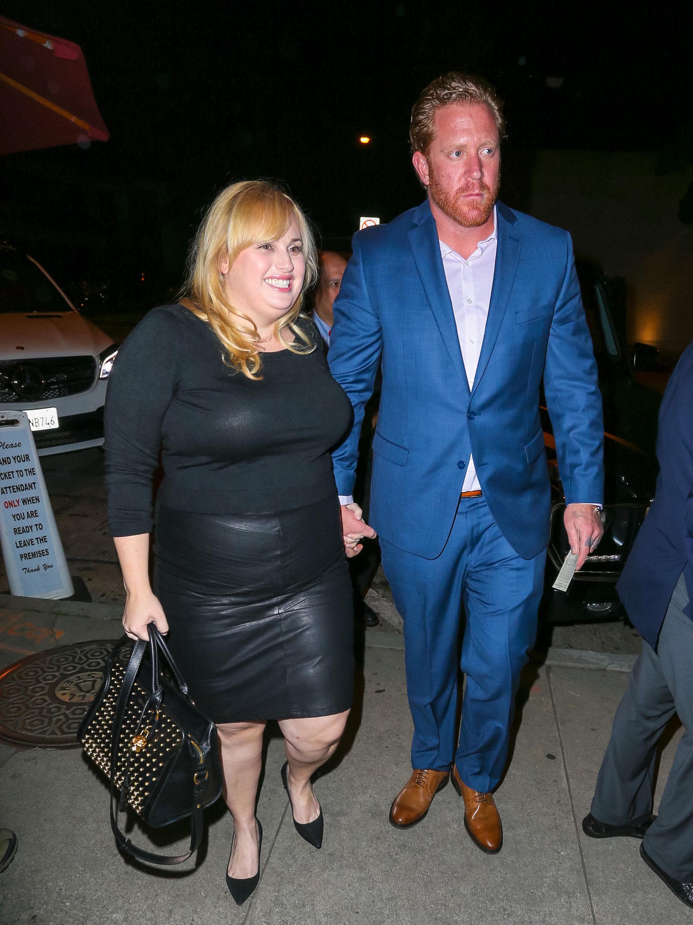 Rebel Wilson is seen in LA