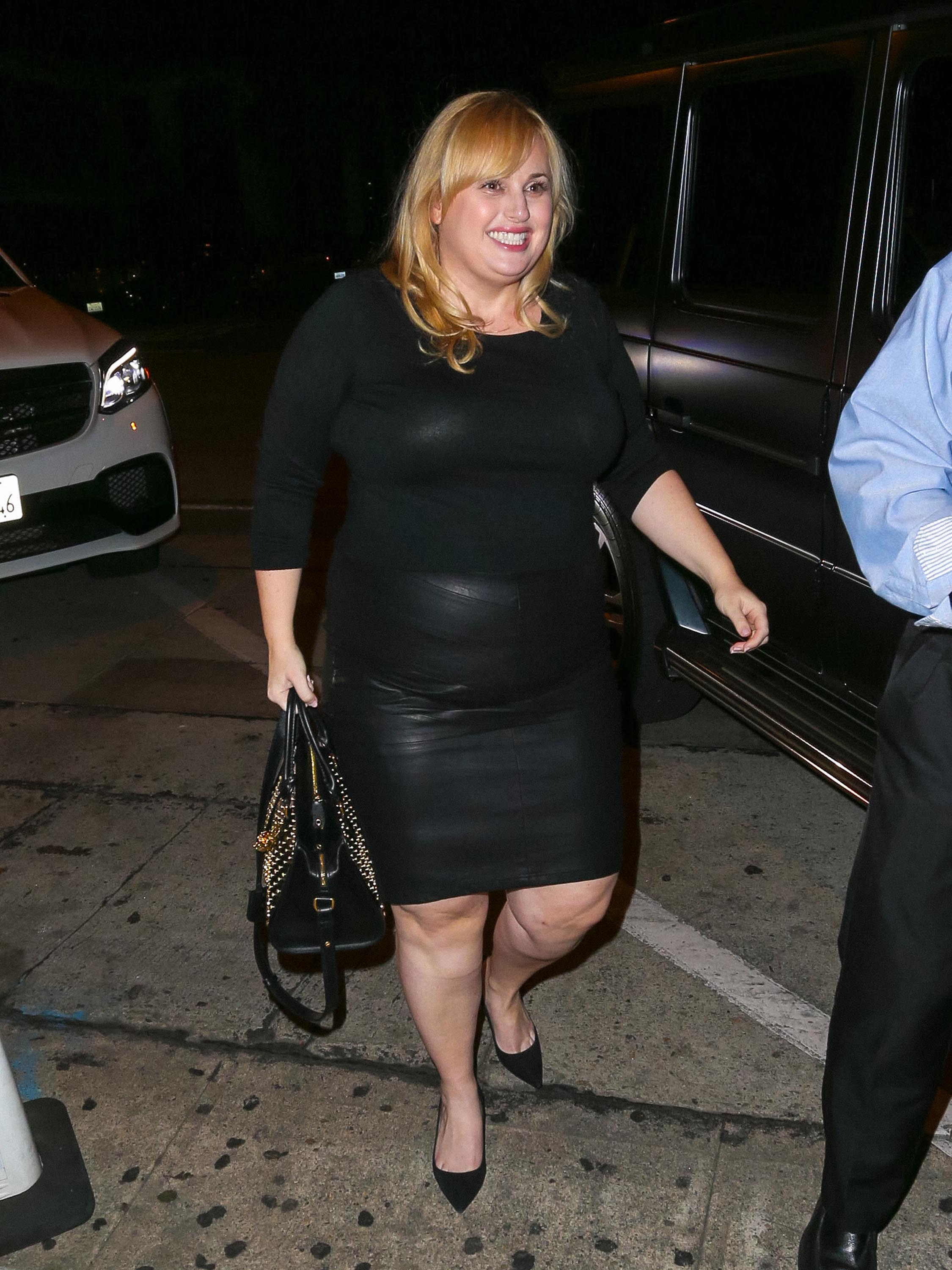 Rebel Wilson is seen in LA