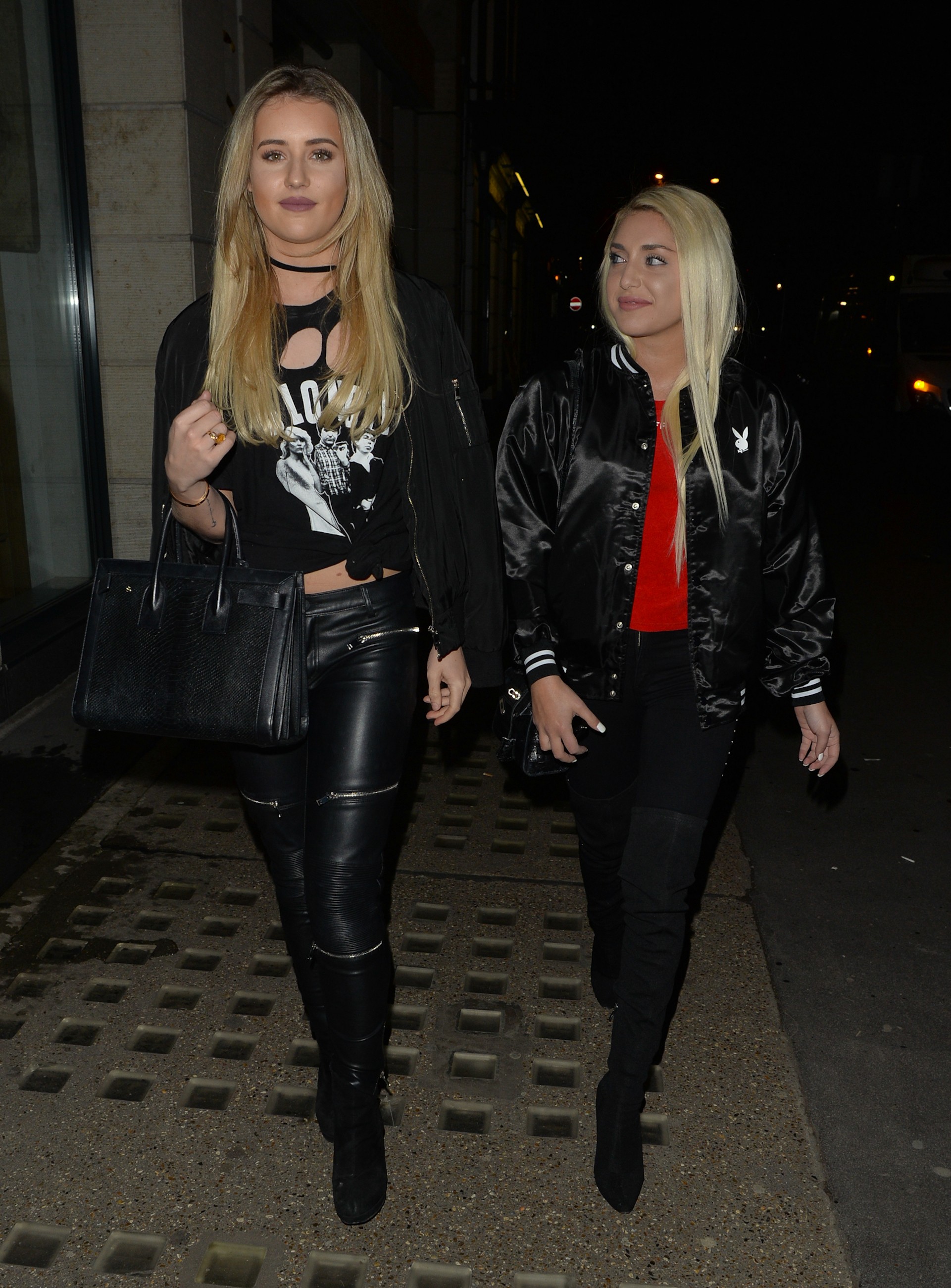 Tina Stinnes leaving the Cirque Nightclub