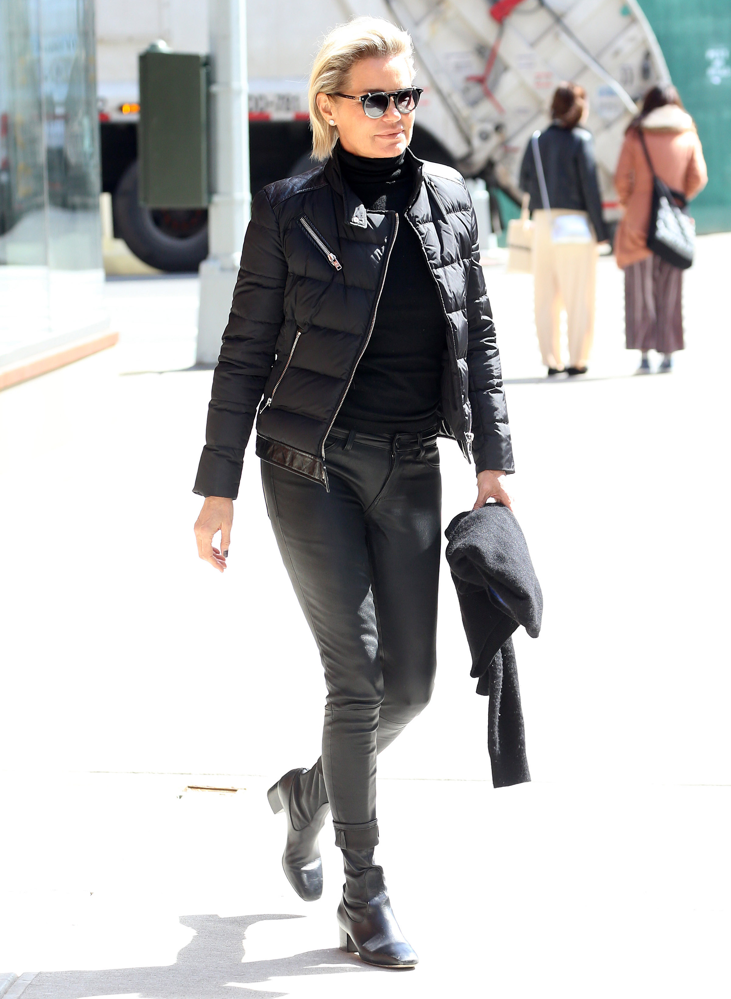 Yolanda Hadid out & about in NYC