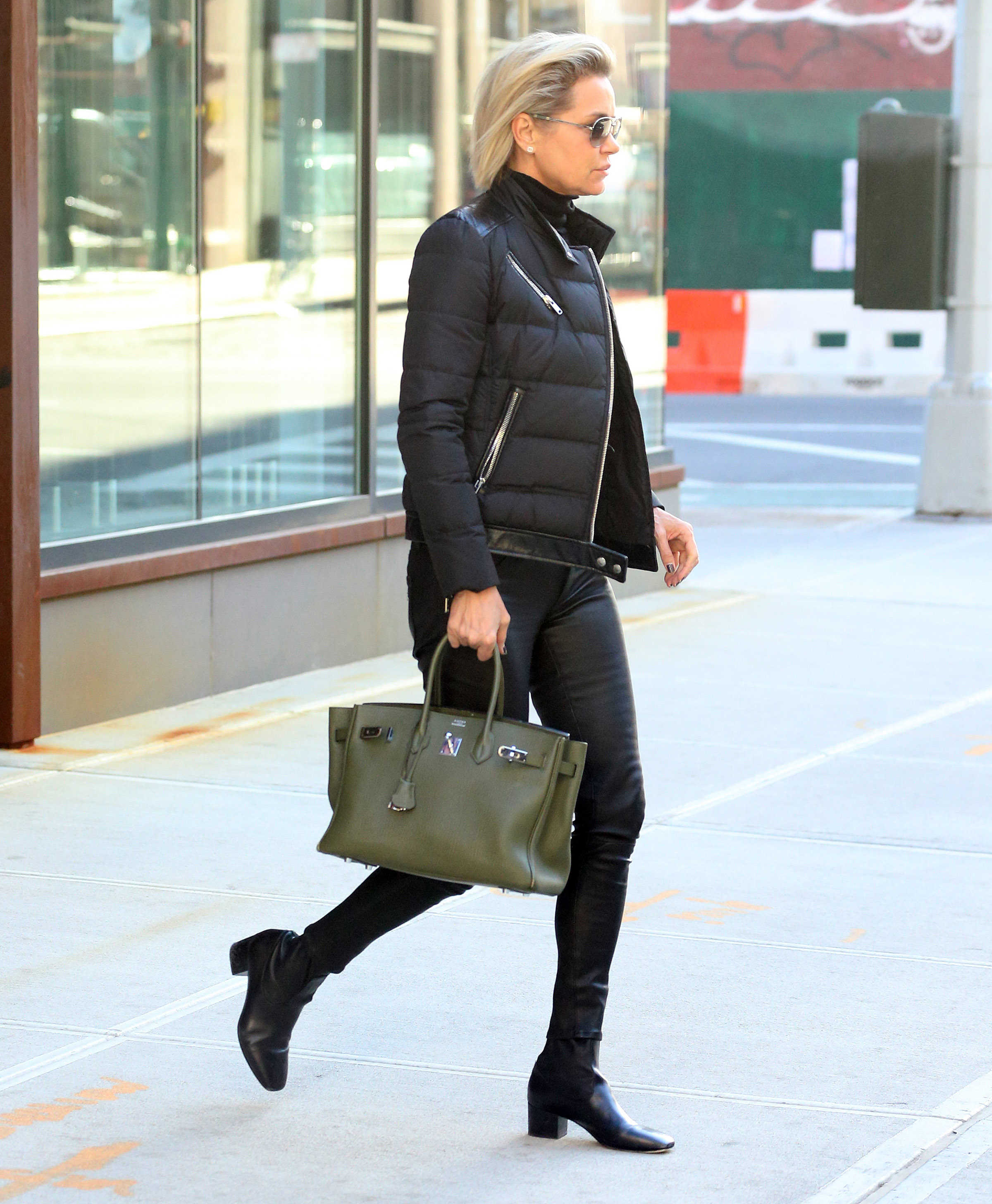 Yolanda Hadid out & about in NYC