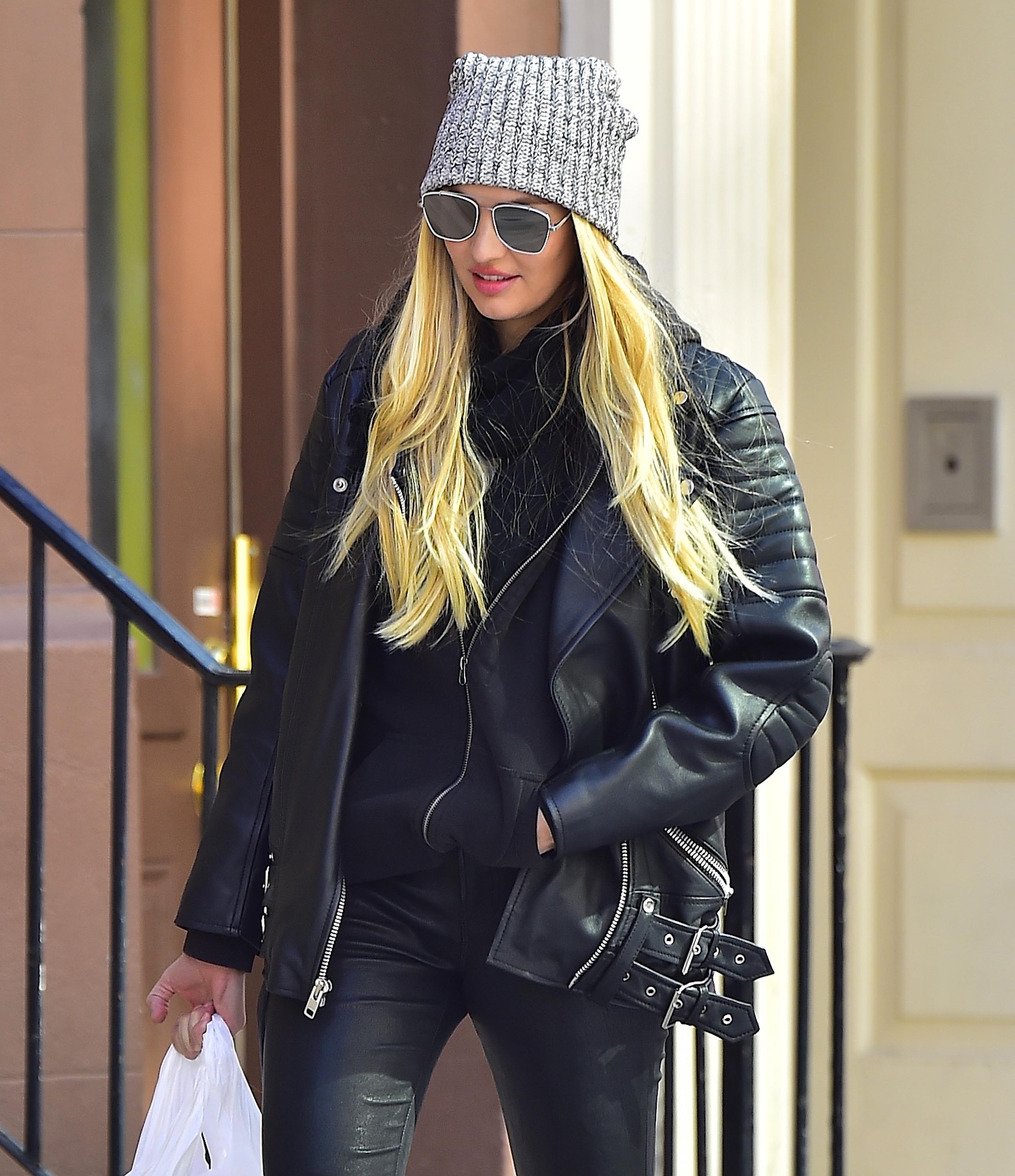 Candice Swanepoel shopping in NYC
