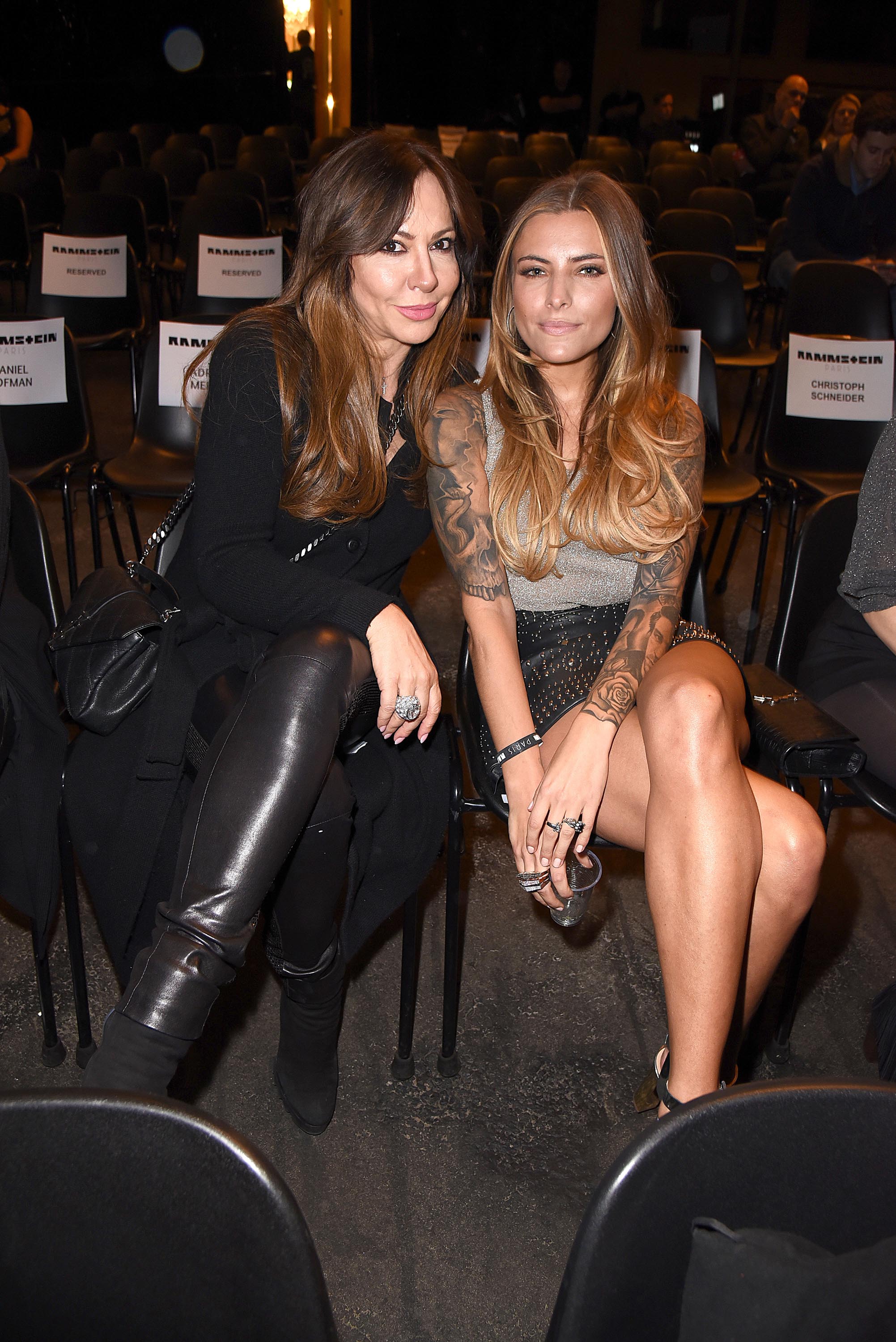 Sophia & Simone Thomalla attends Rammstein Paris