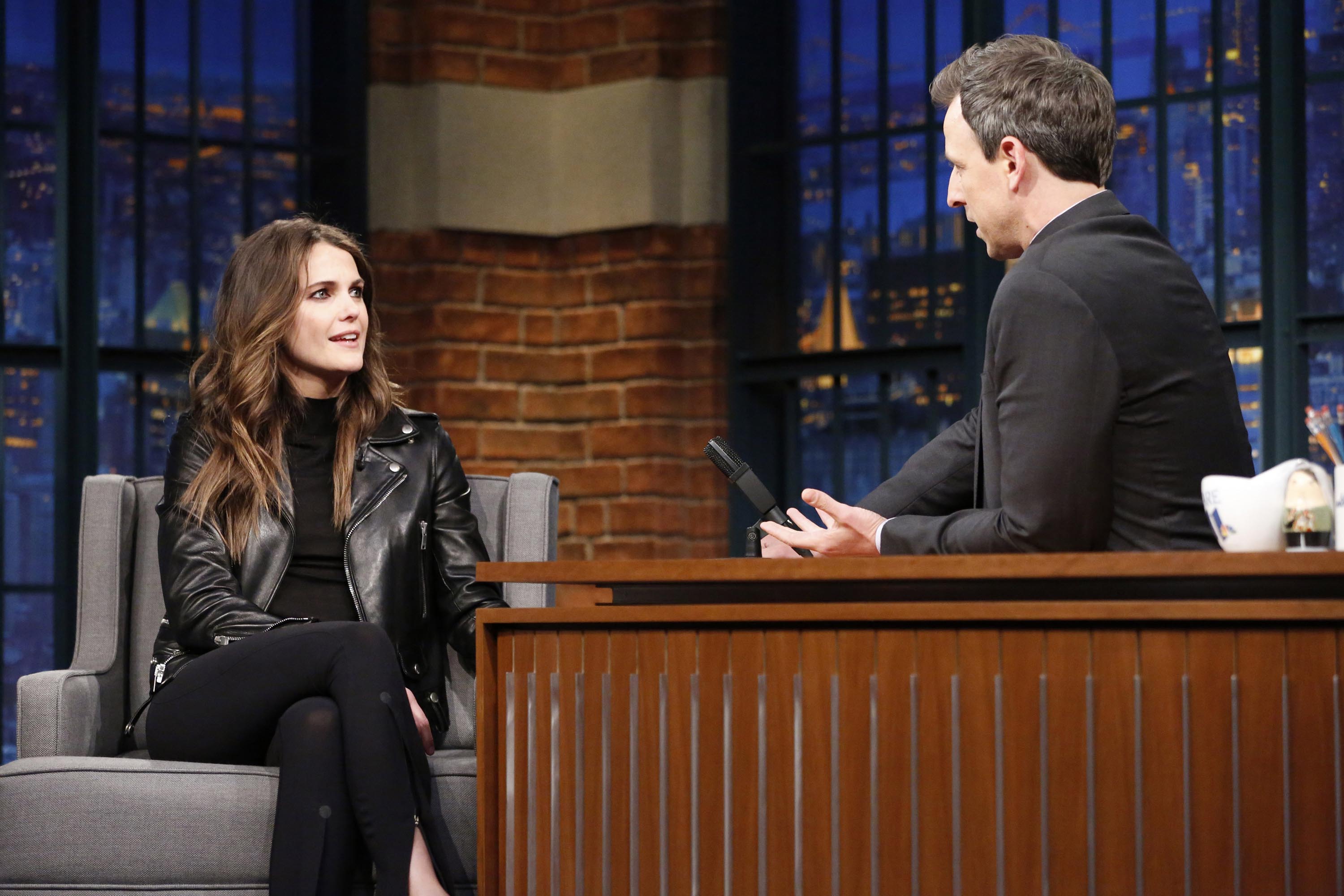 Keri Russell attends Late Night with Seth Meyers