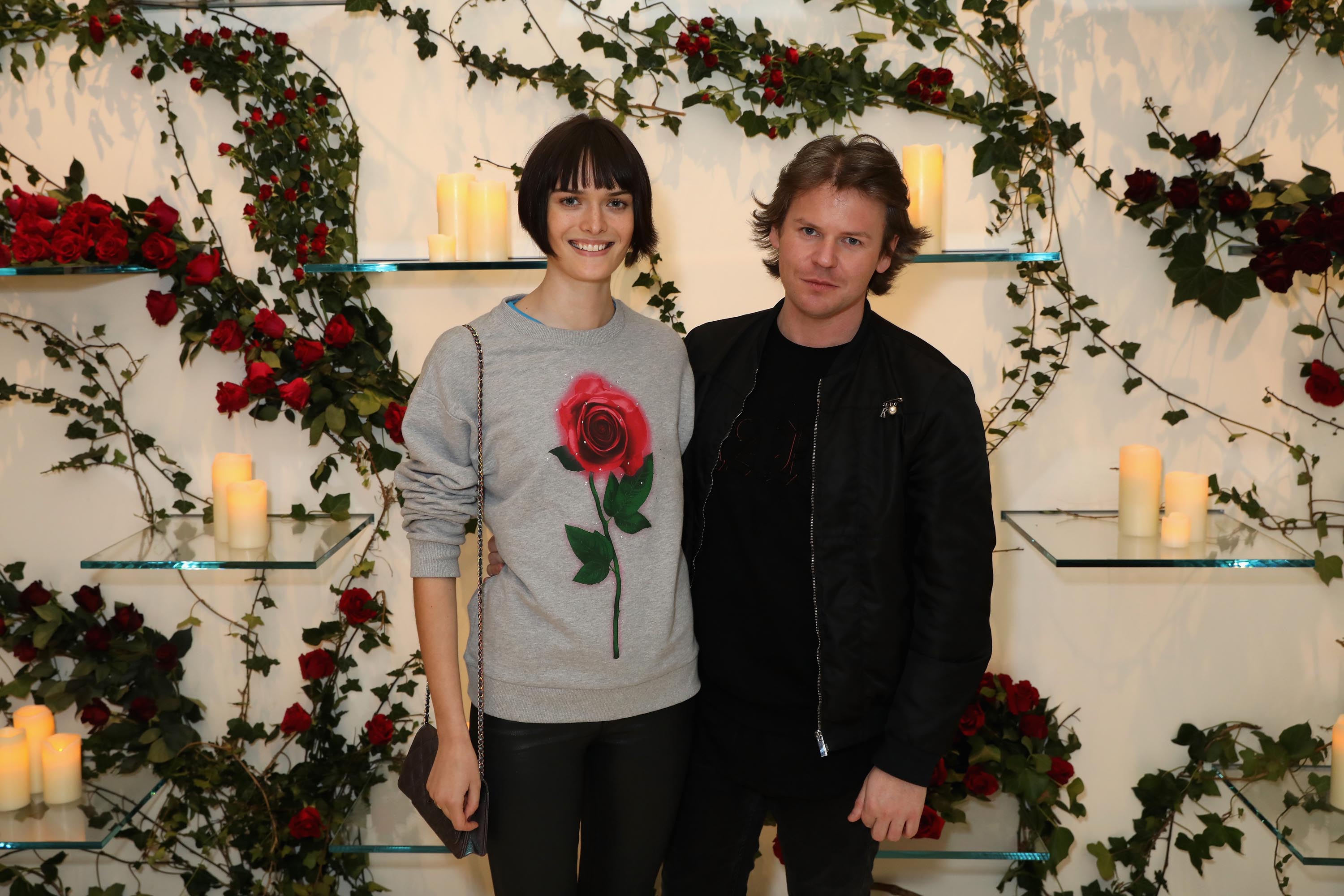 Sam Rollinson attends the launch of Christopher Kane’s new capsule collection