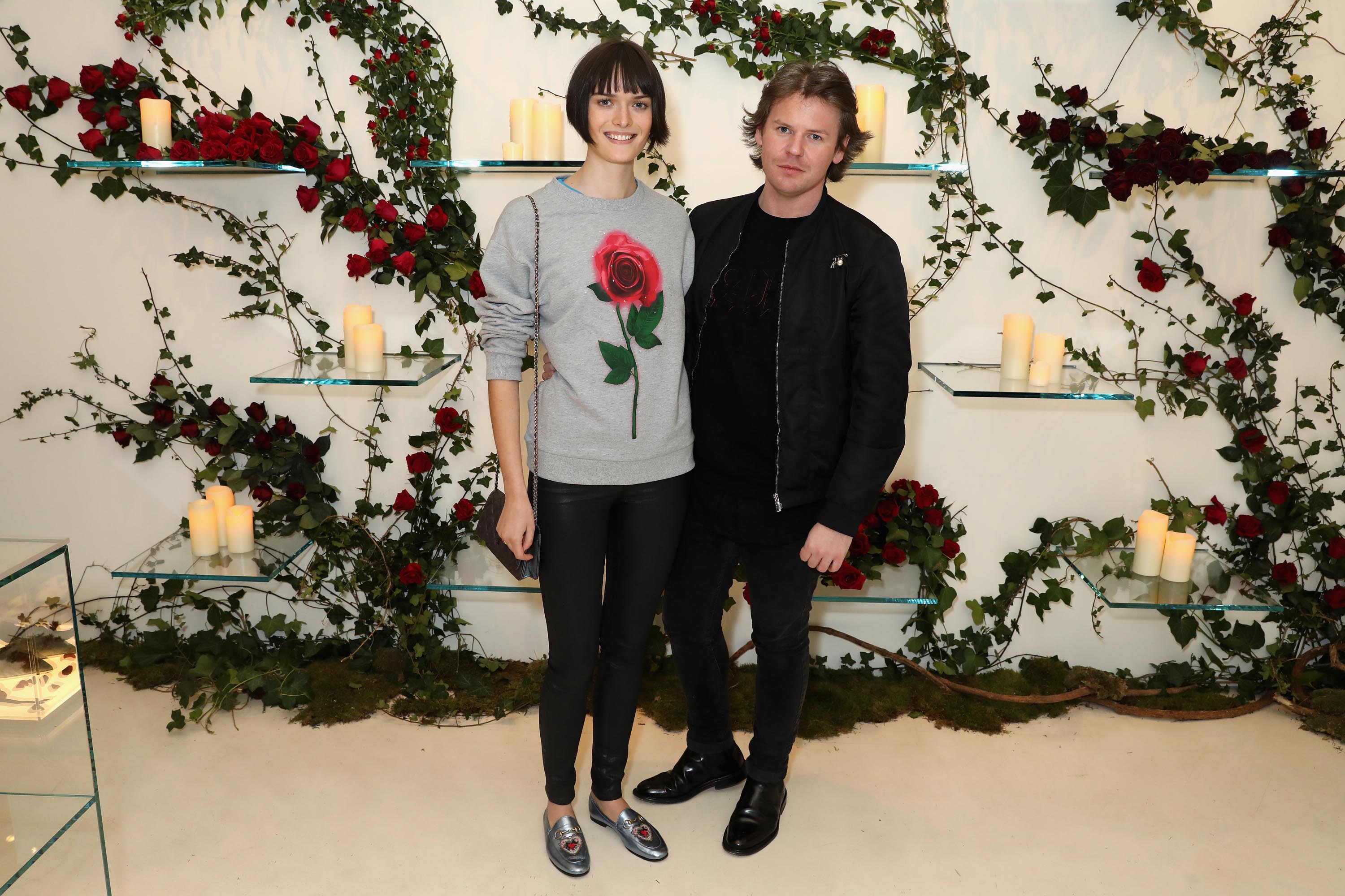 Sam Rollinson attends the launch of Christopher Kane’s new capsule collection