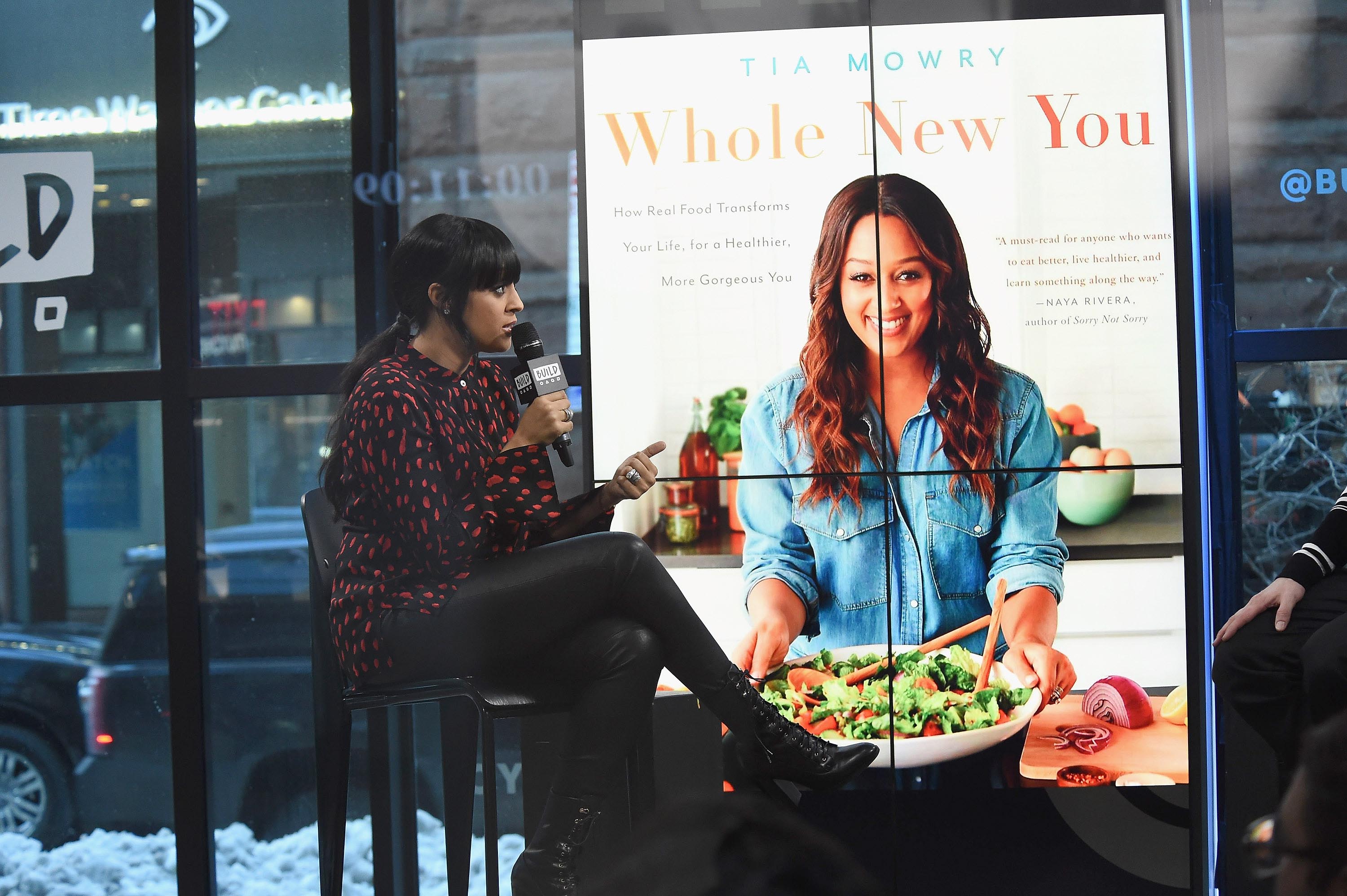 Tia Mowry attends Build Series to discuss her new book ‘Whole New You’