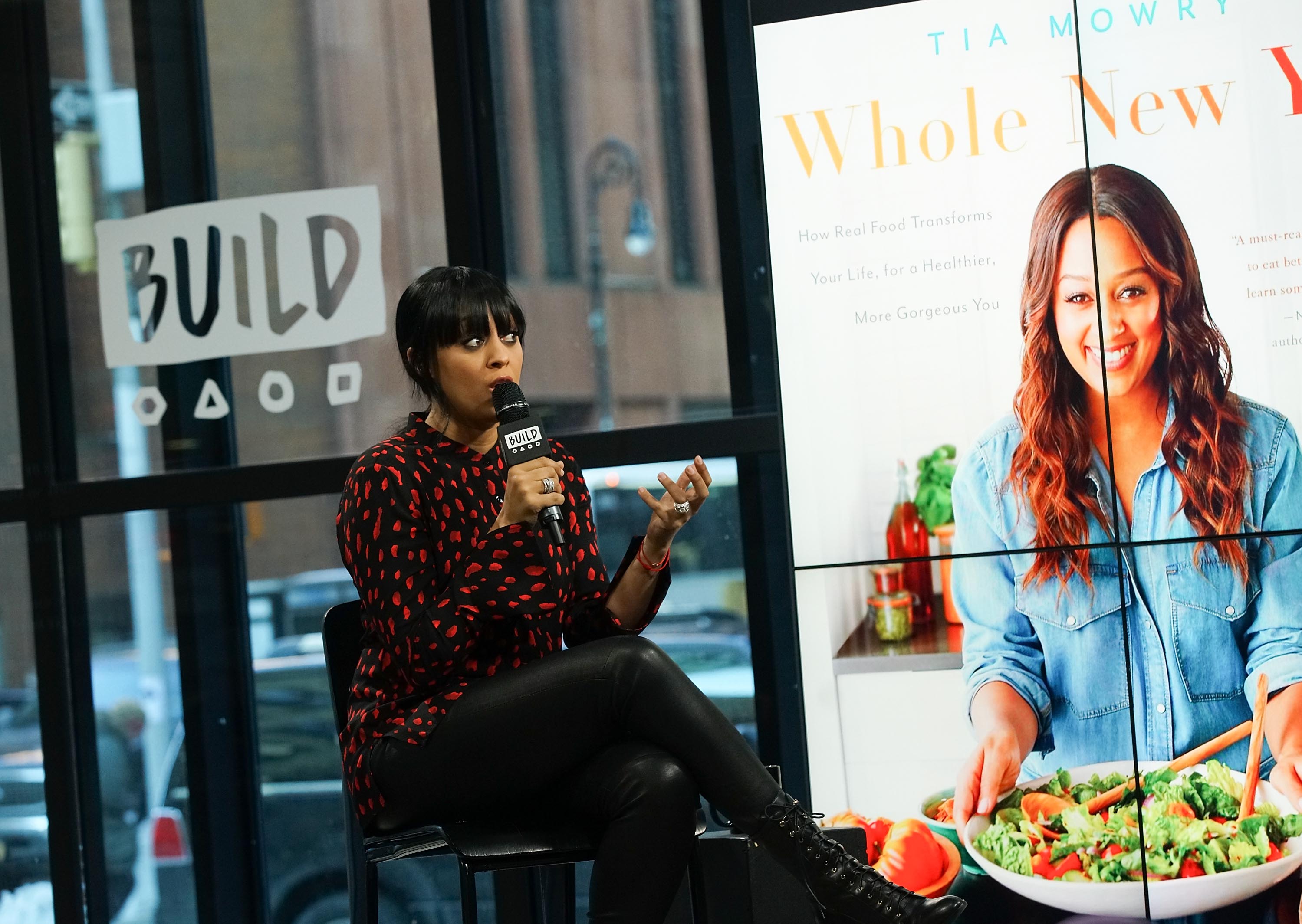 Tia Mowry attends Build Series to discuss her new book ‘Whole New You’