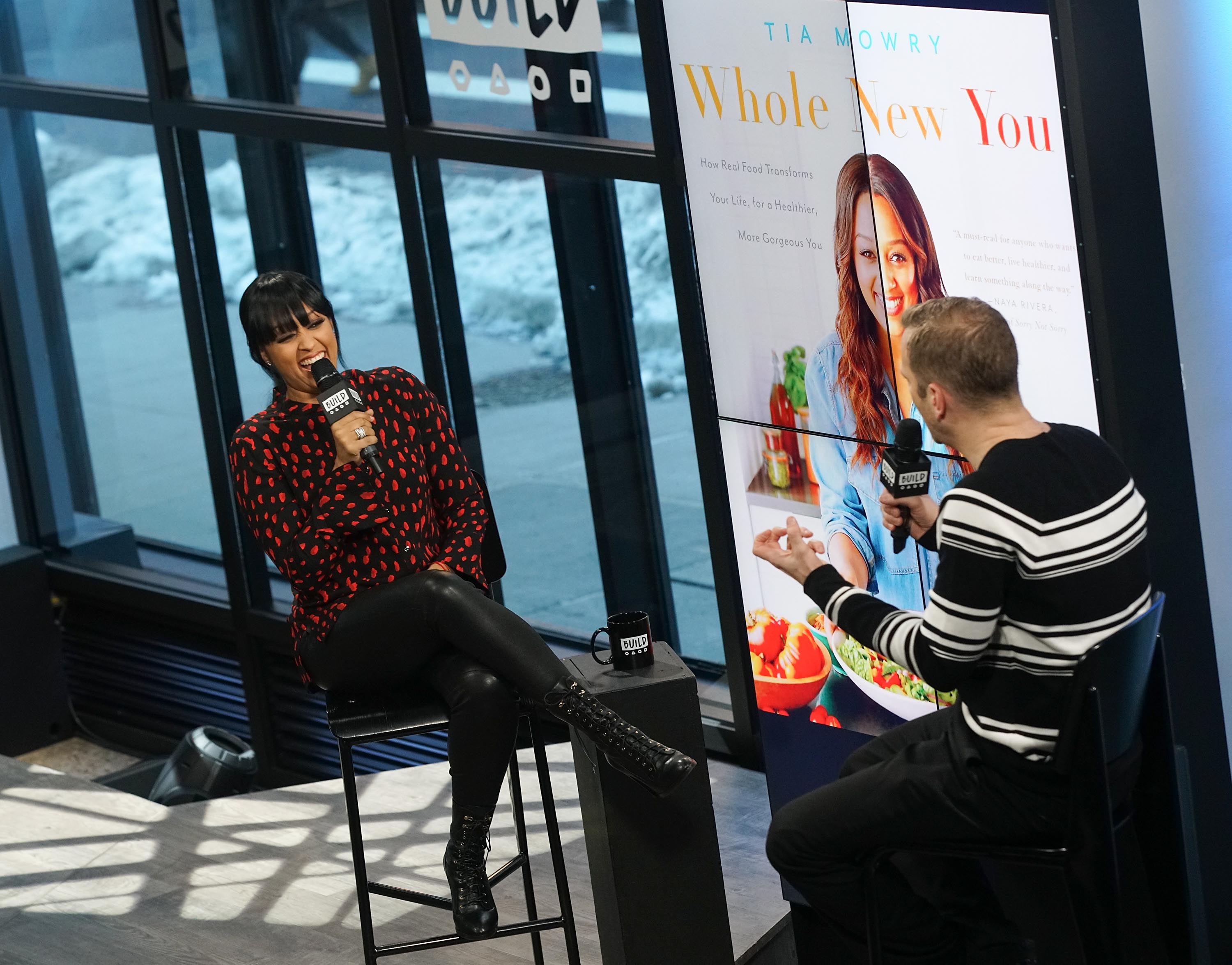 Tia Mowry attends Build Series to discuss her new book ‘Whole New You’