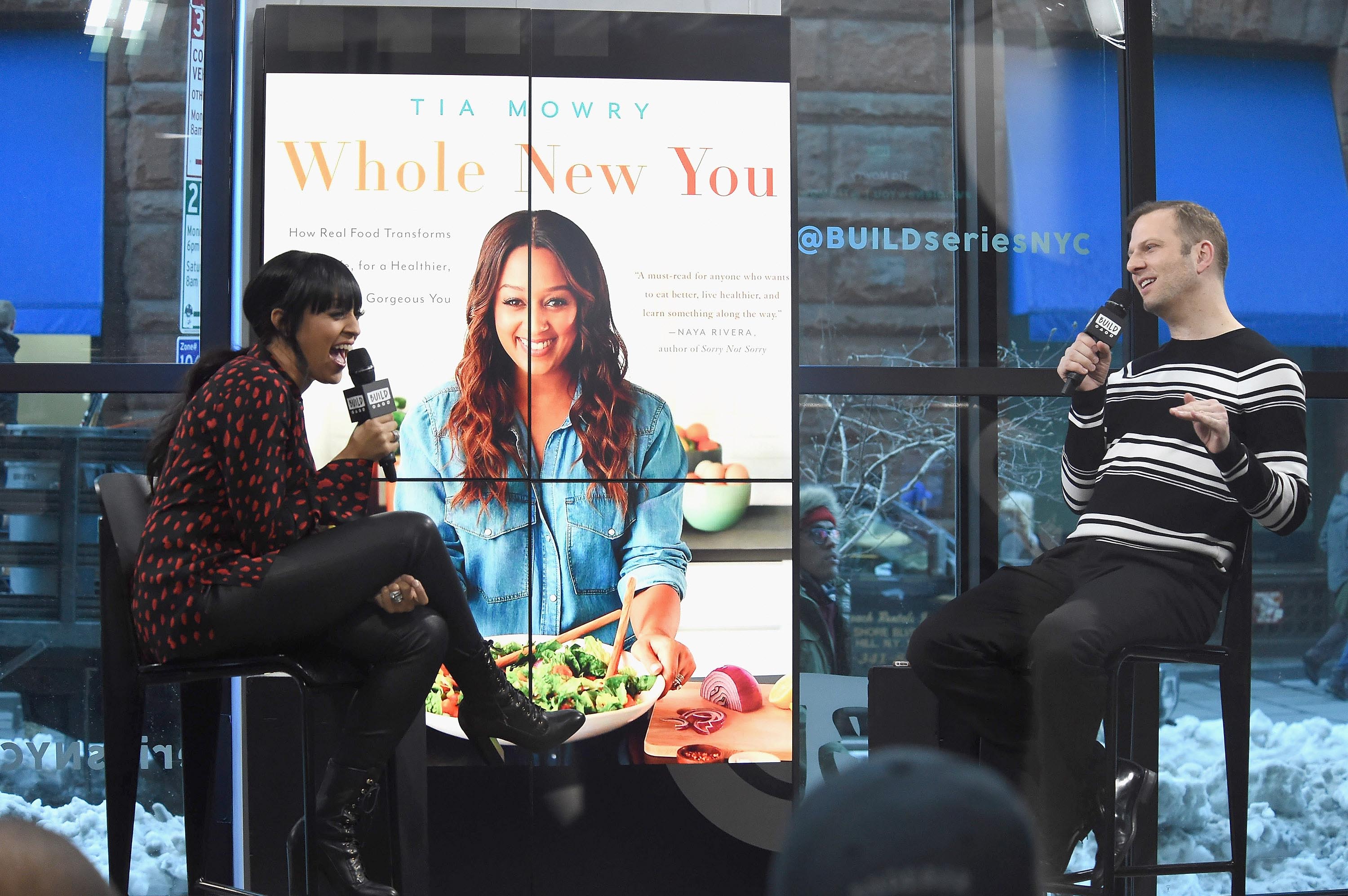 Tia Mowry attends Build Series to discuss her new book ‘Whole New You’