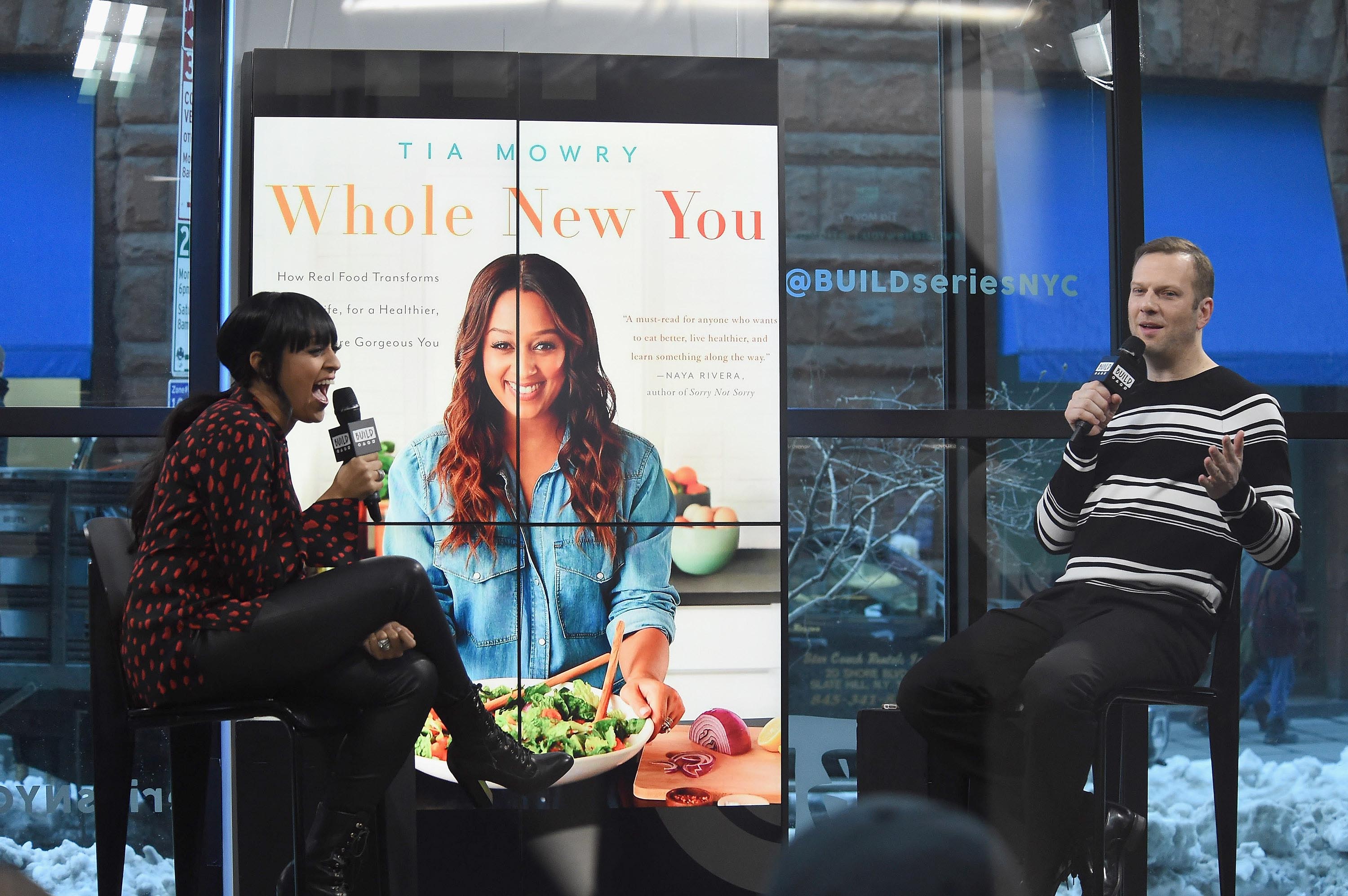 Tia Mowry attends Build Series to discuss her new book ‘Whole New You’