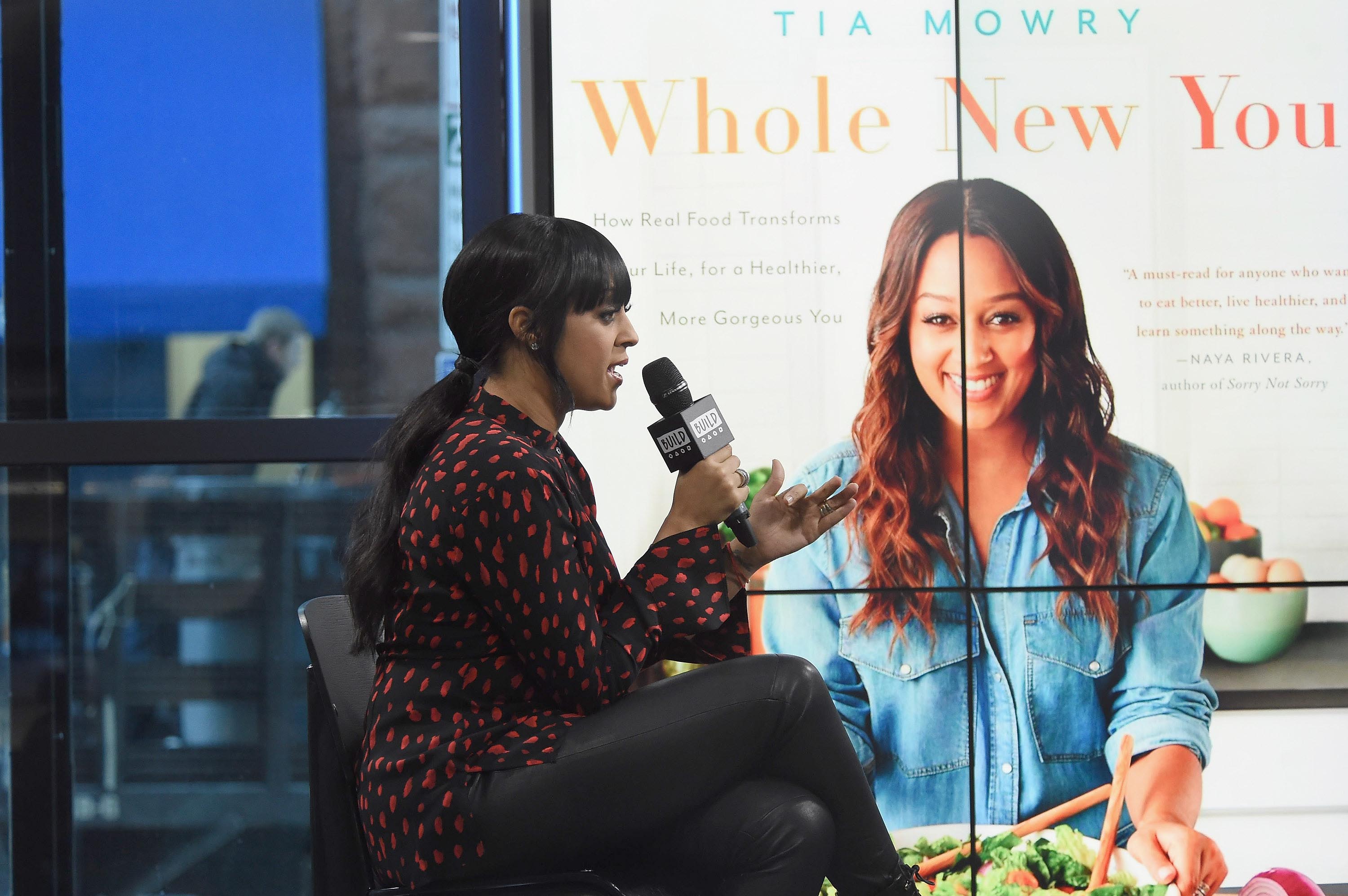 Tia Mowry attends Build Series to discuss her new book ‘Whole New You’