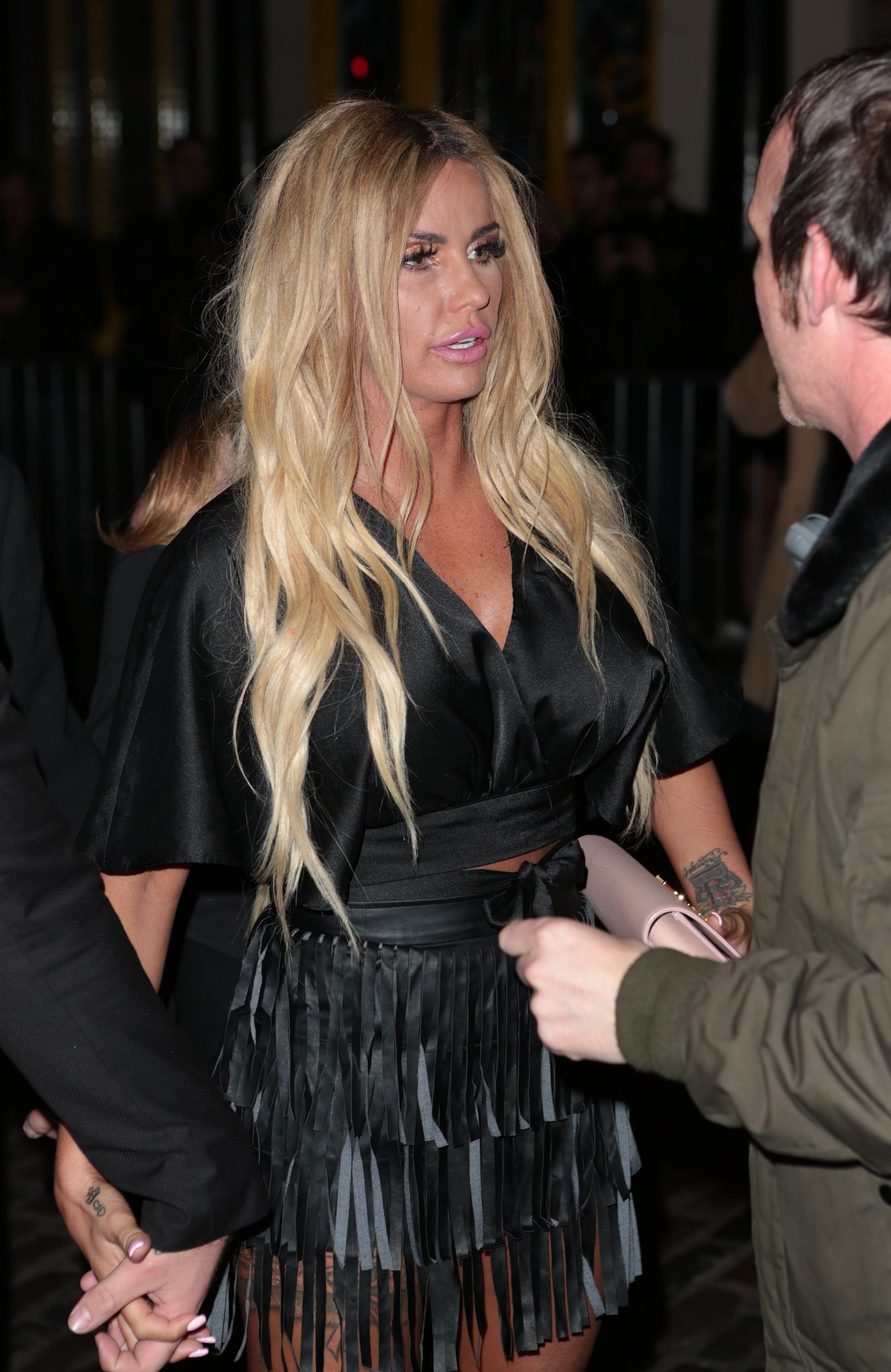 Katie Price at Gilgamesh Restaurant and Bar