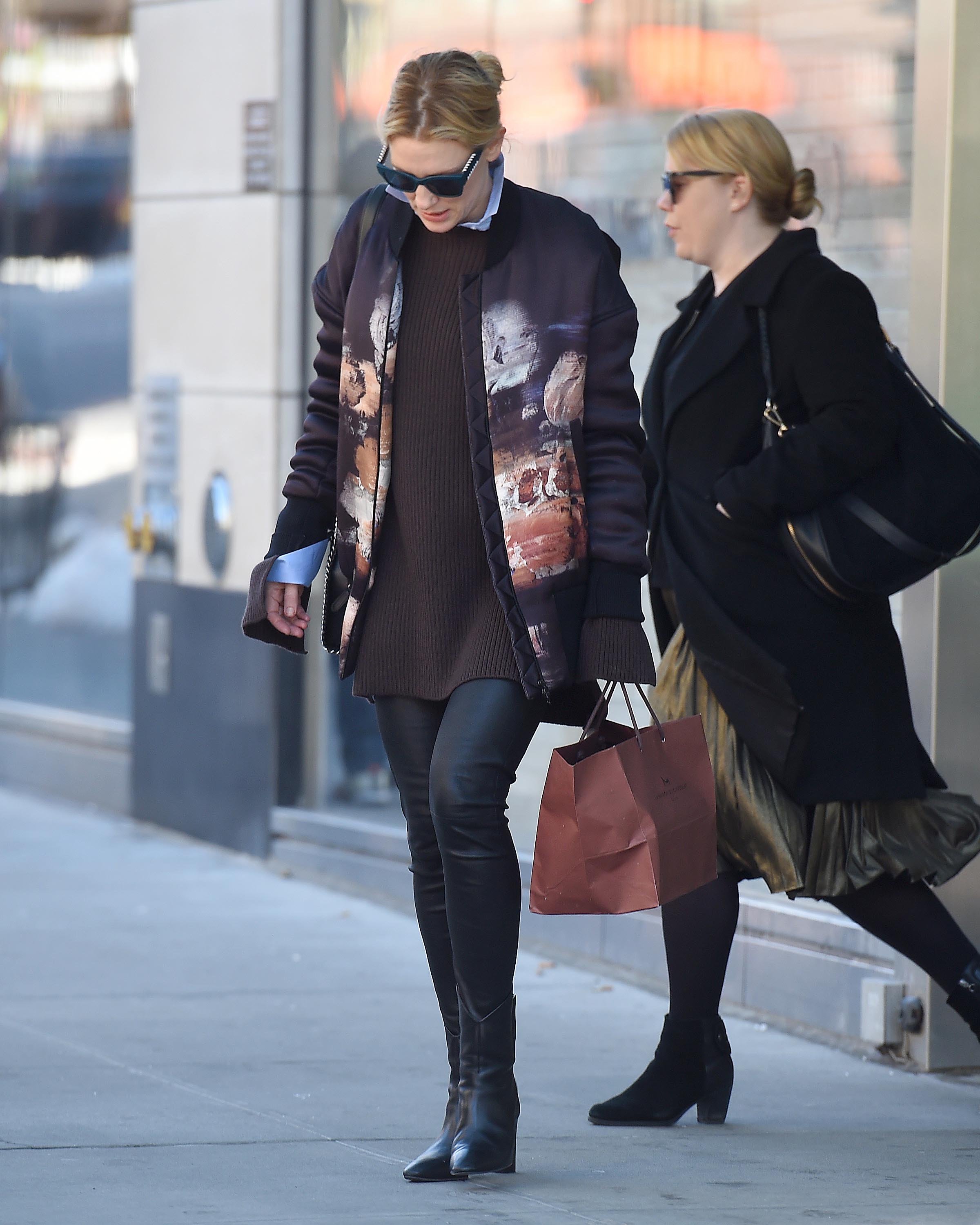 Cate Blanchett out in New York City