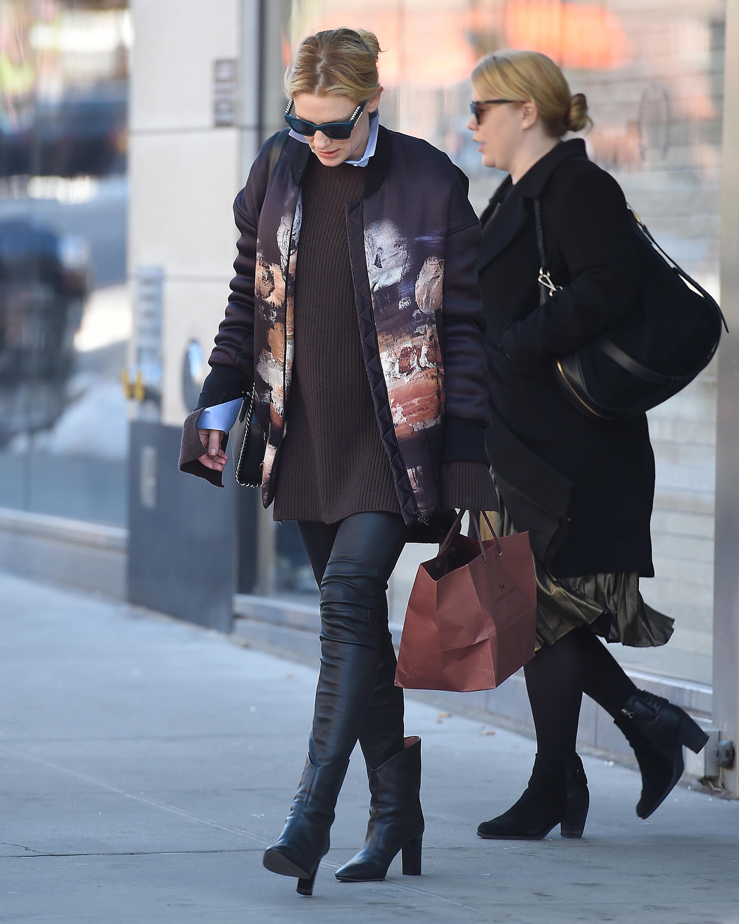 Cate Blanchett out in New York City