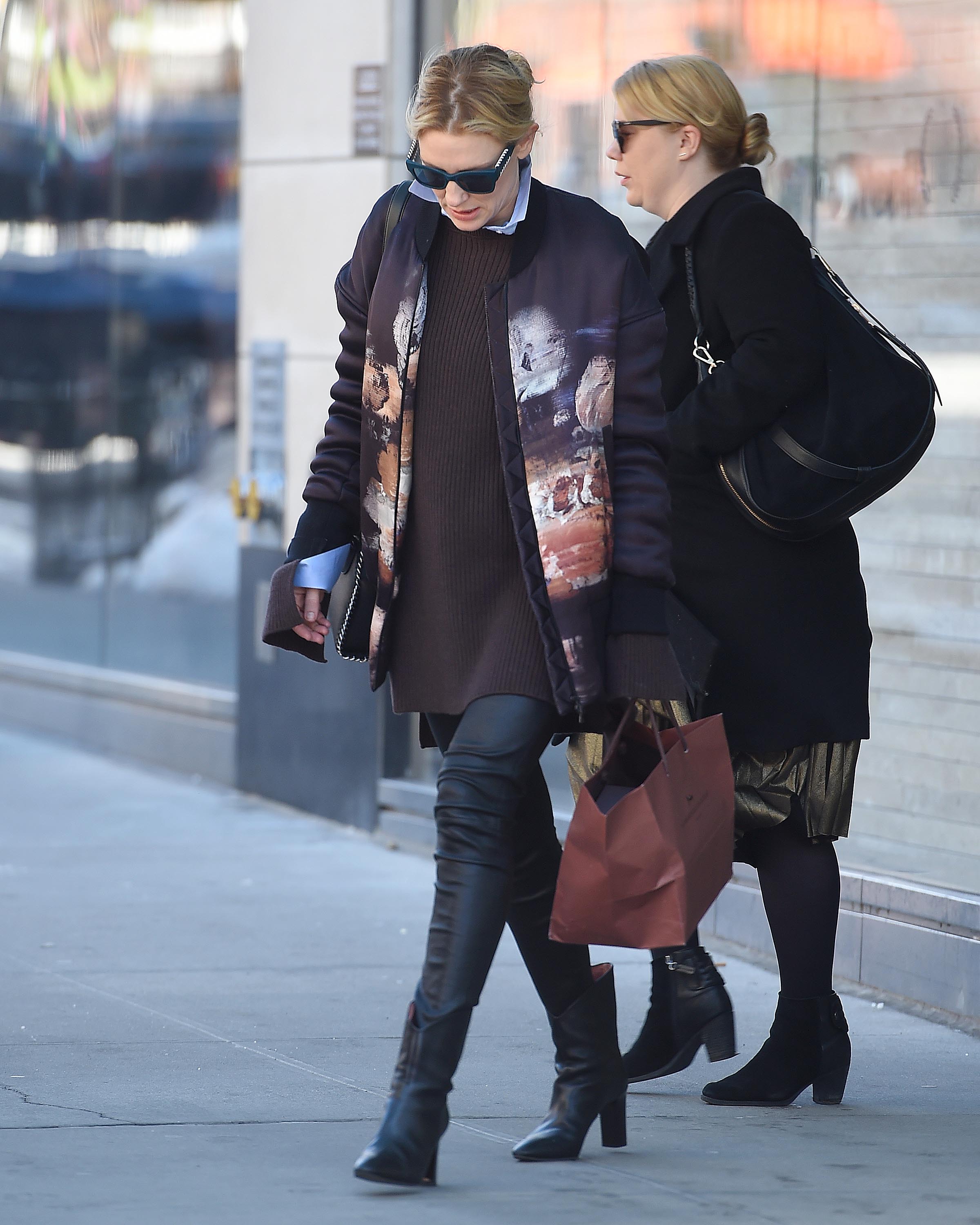 Cate Blanchett out in New York City