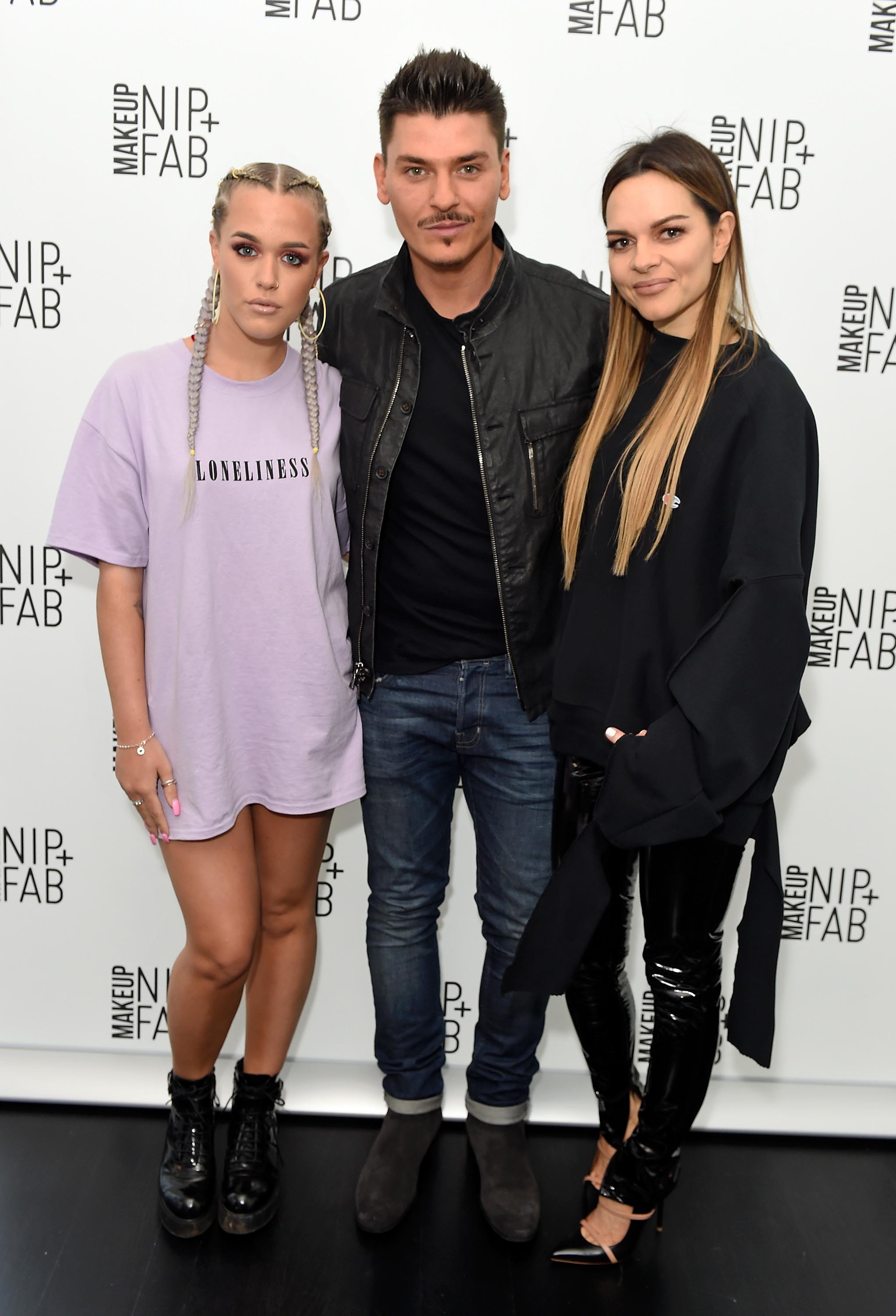 Chloe Lloyd and Maria Hatzistefanis attend the Mario Dedivanovic & Maria Hatzistefanis launch