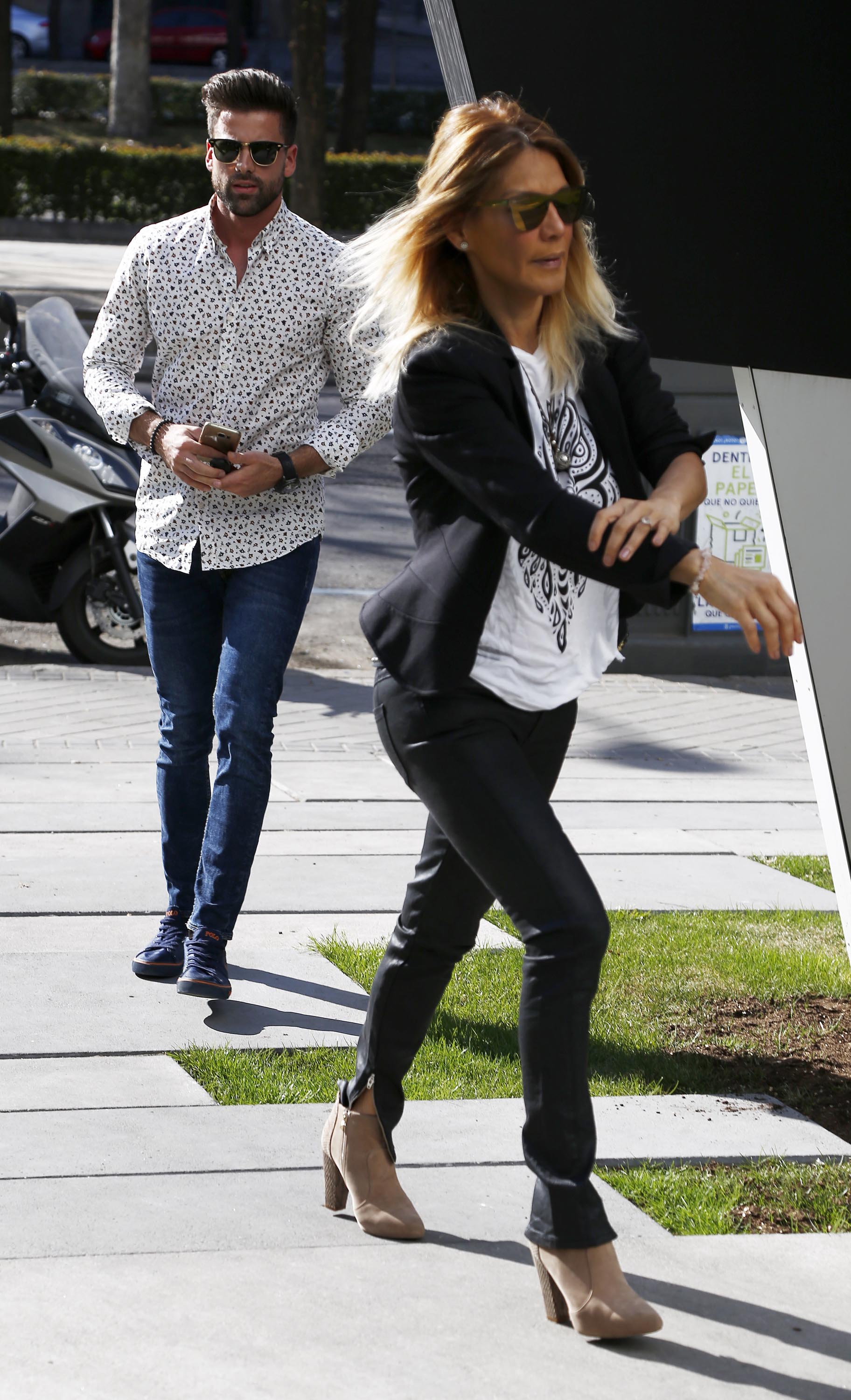 Ivonne Reyes is seen in Madrid