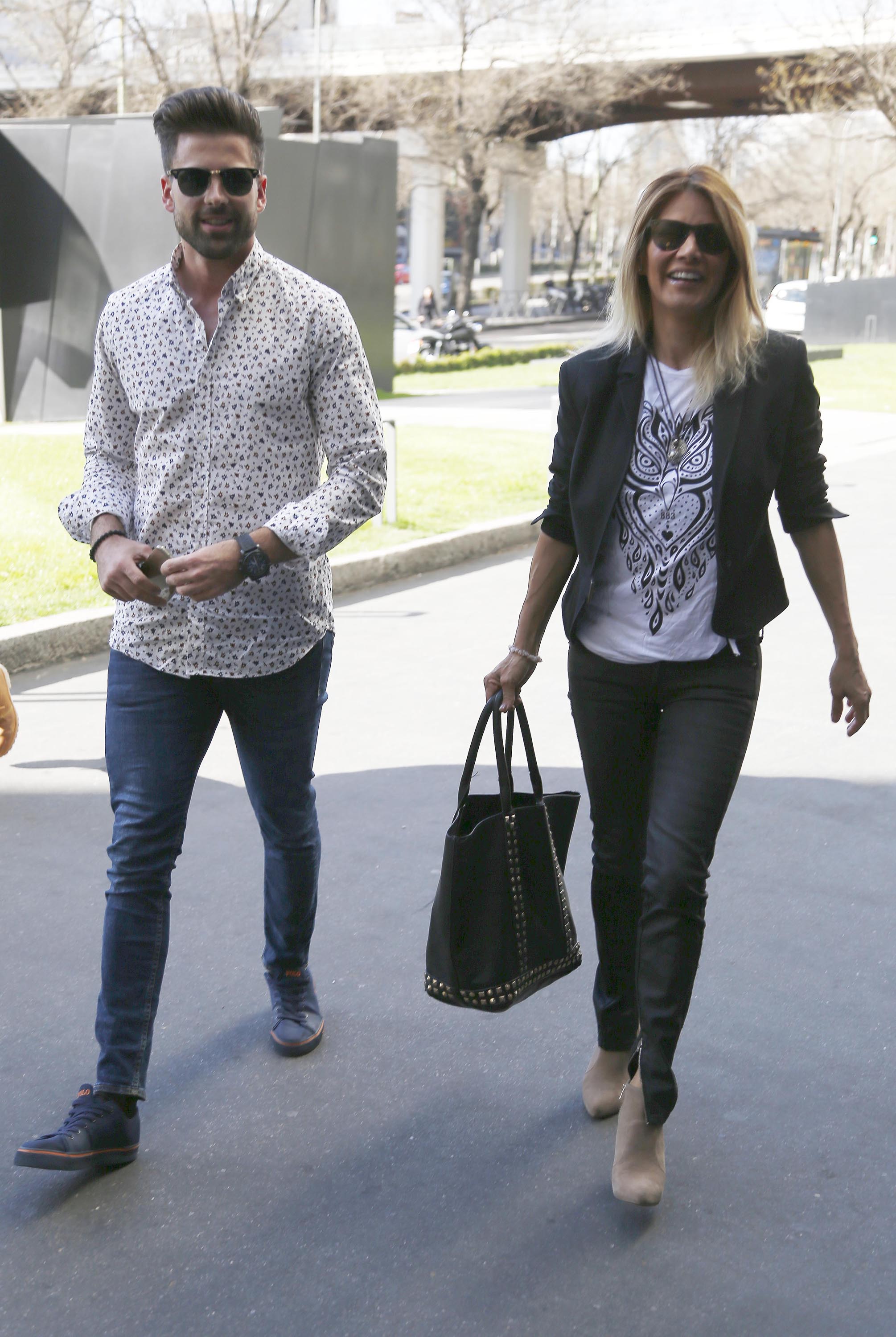 Ivonne Reyes is seen in Madrid