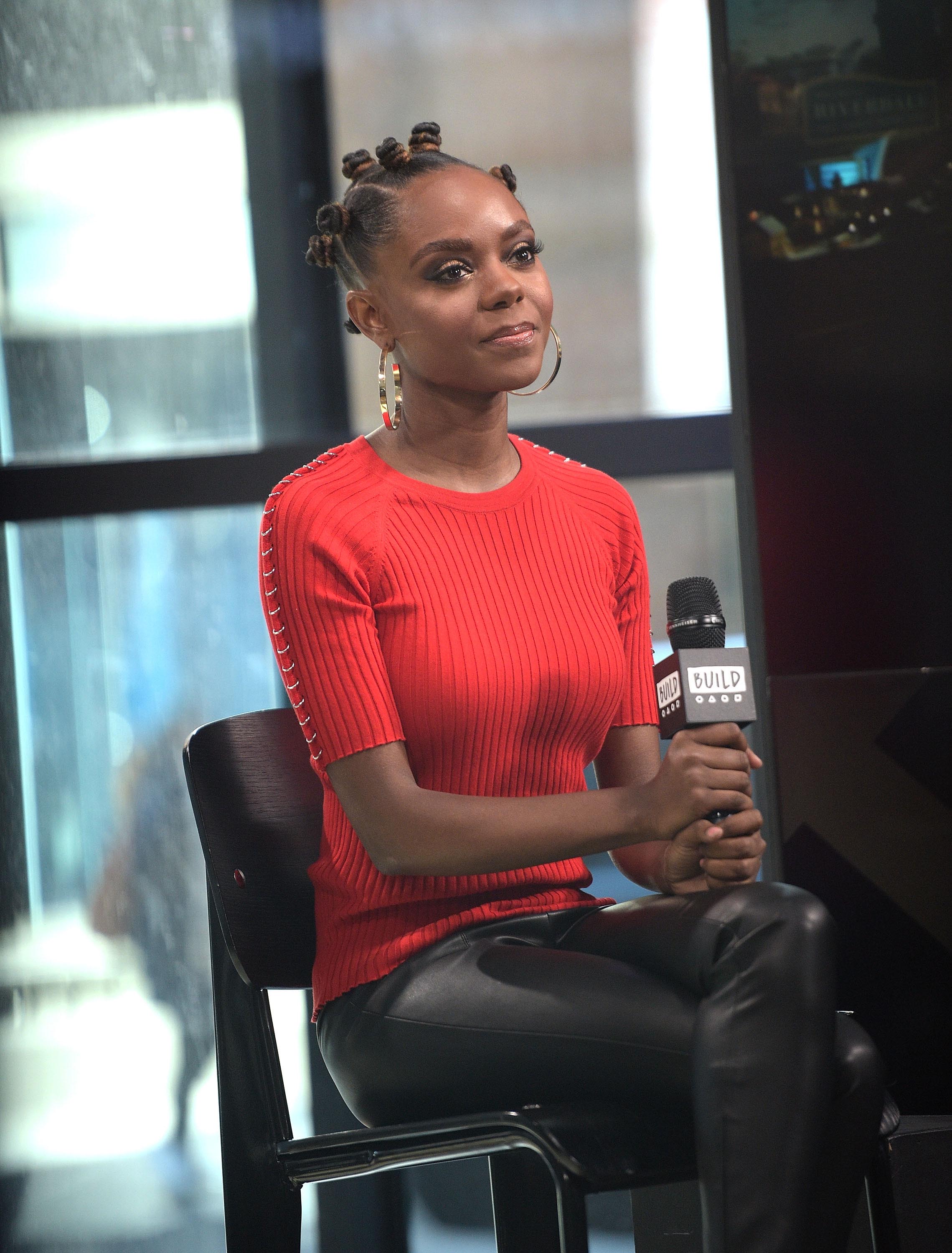 Ashleigh Murray attends Build Series at Build Studio