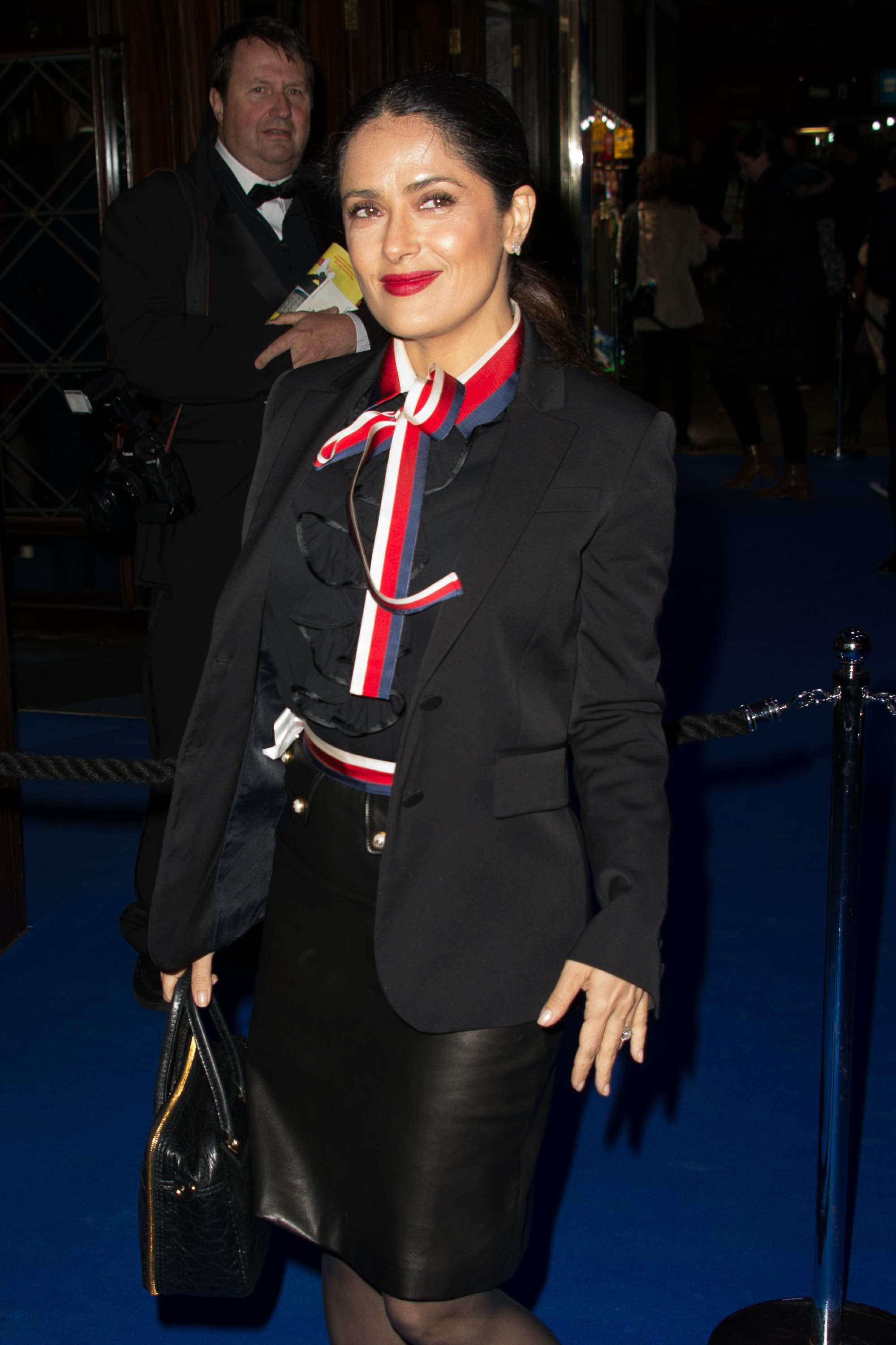 Salma Hayek attends An American in Paris Press Night