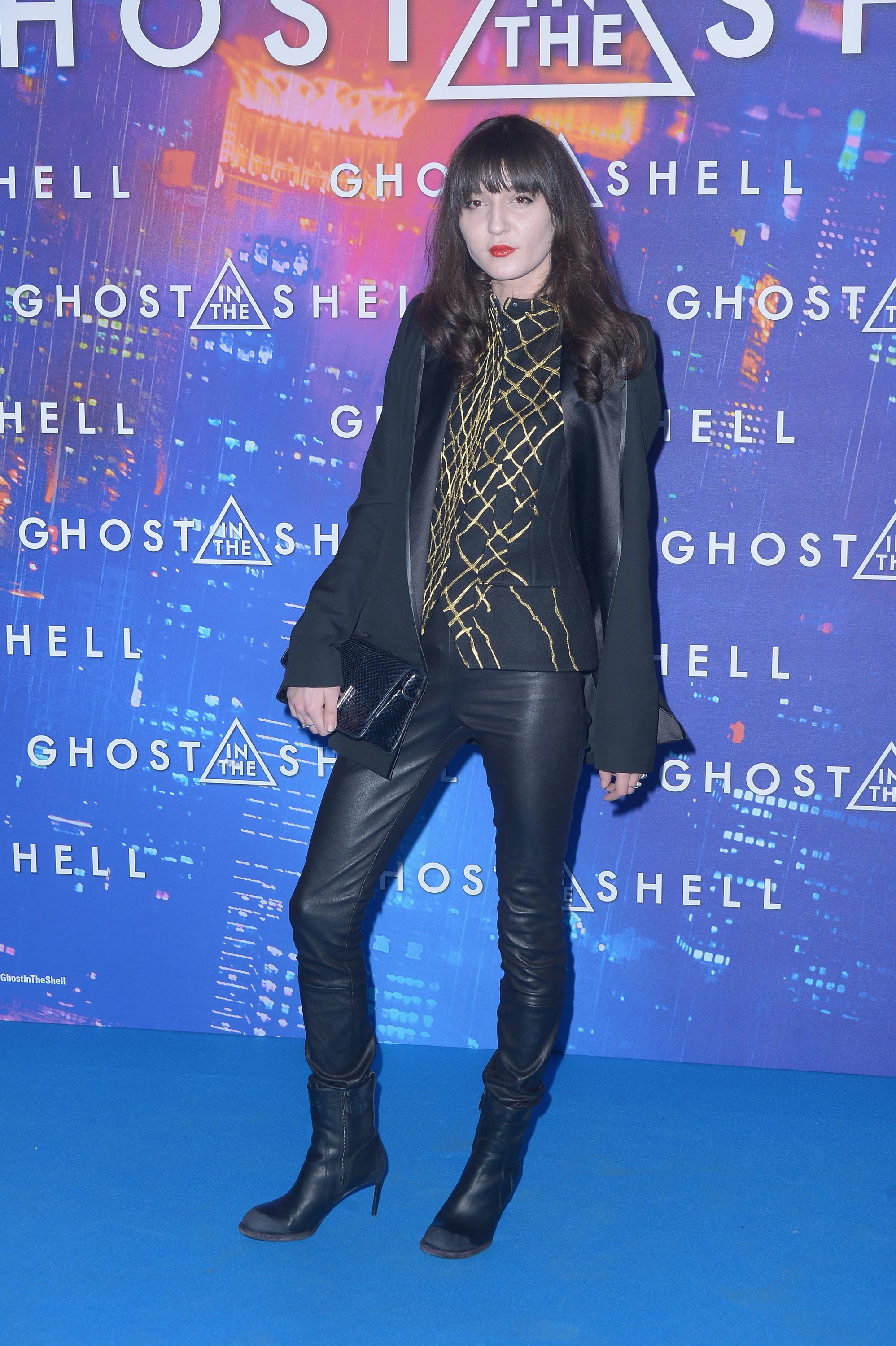 Irina Lazareanu attends the Paris Premiere of the Paramount Pictures release ‘Ghost in the Shell’