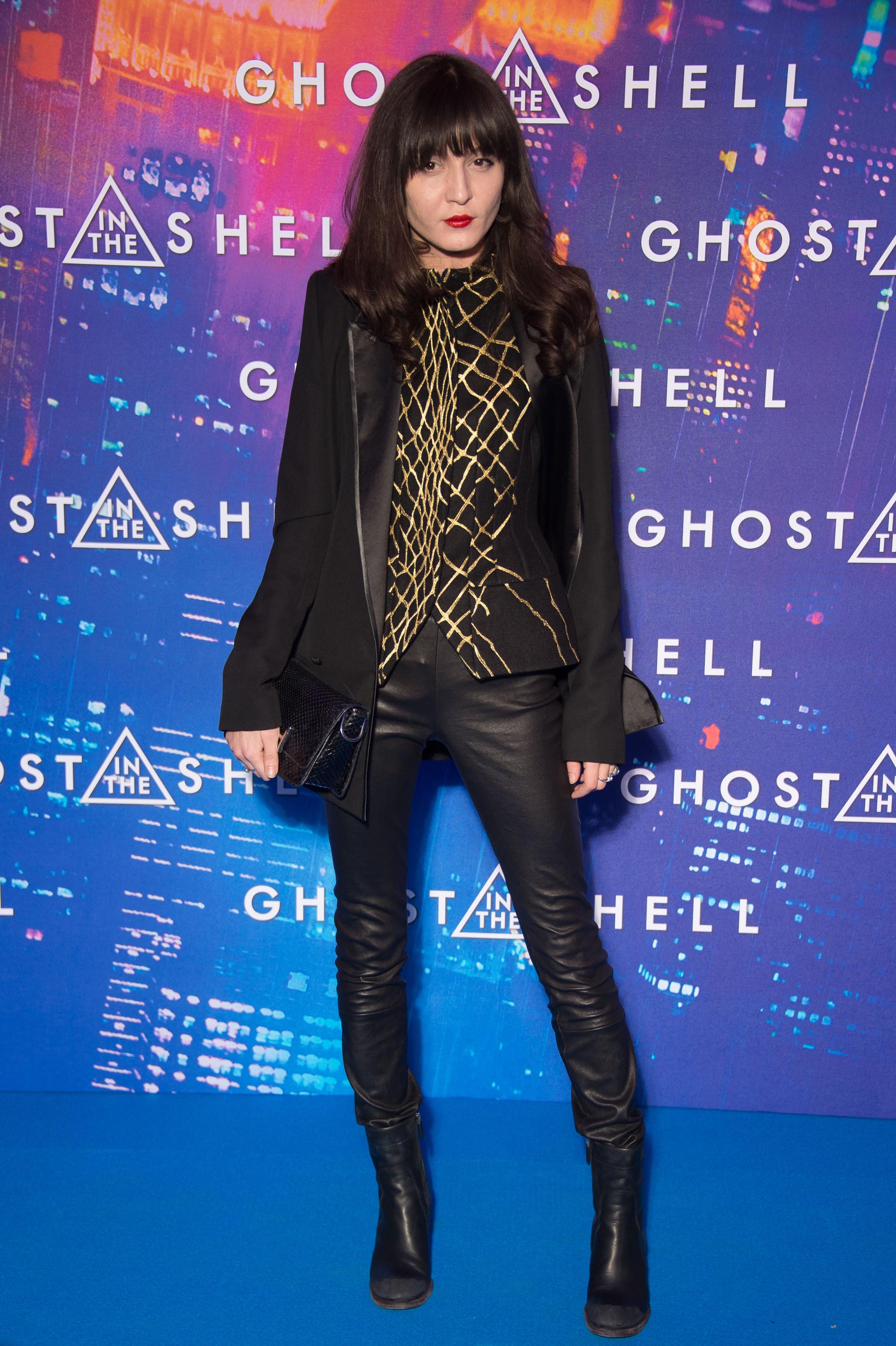 Irina Lazareanu attends the Paris Premiere of the Paramount Pictures release ‘Ghost in the Shell’