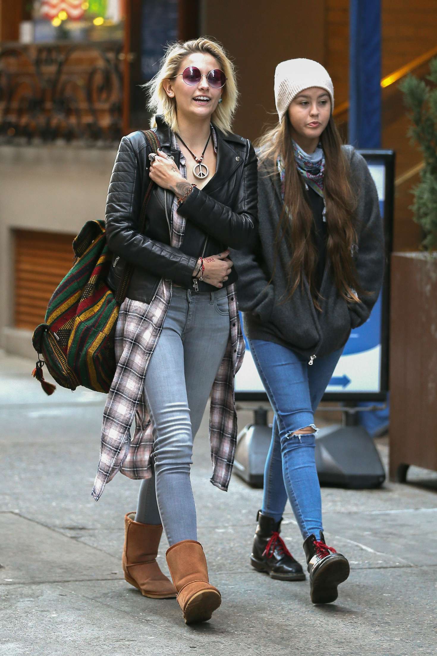 Paris Jackson out in New York