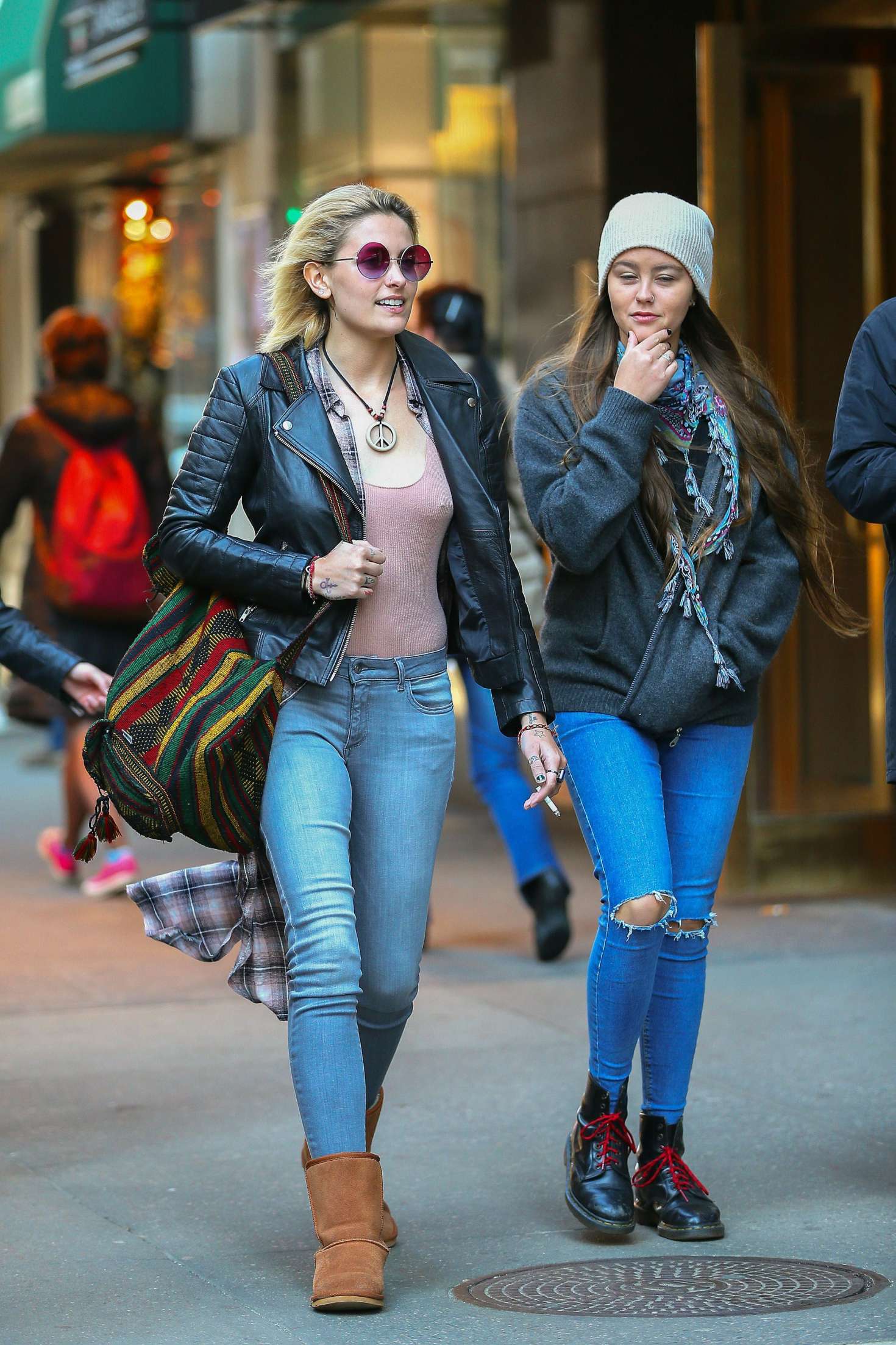 Paris Jackson out in New York