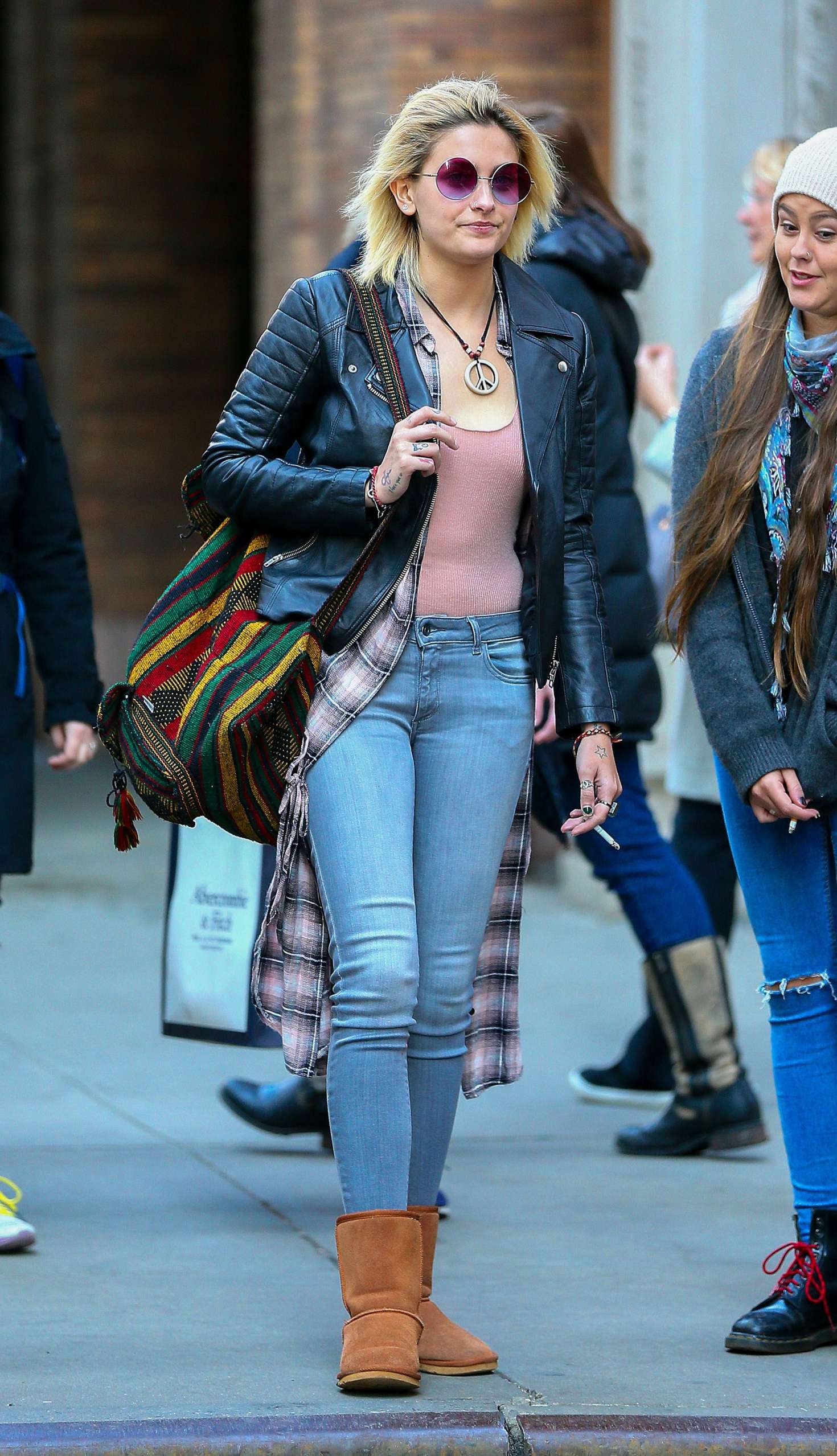 Paris Jackson out in New York