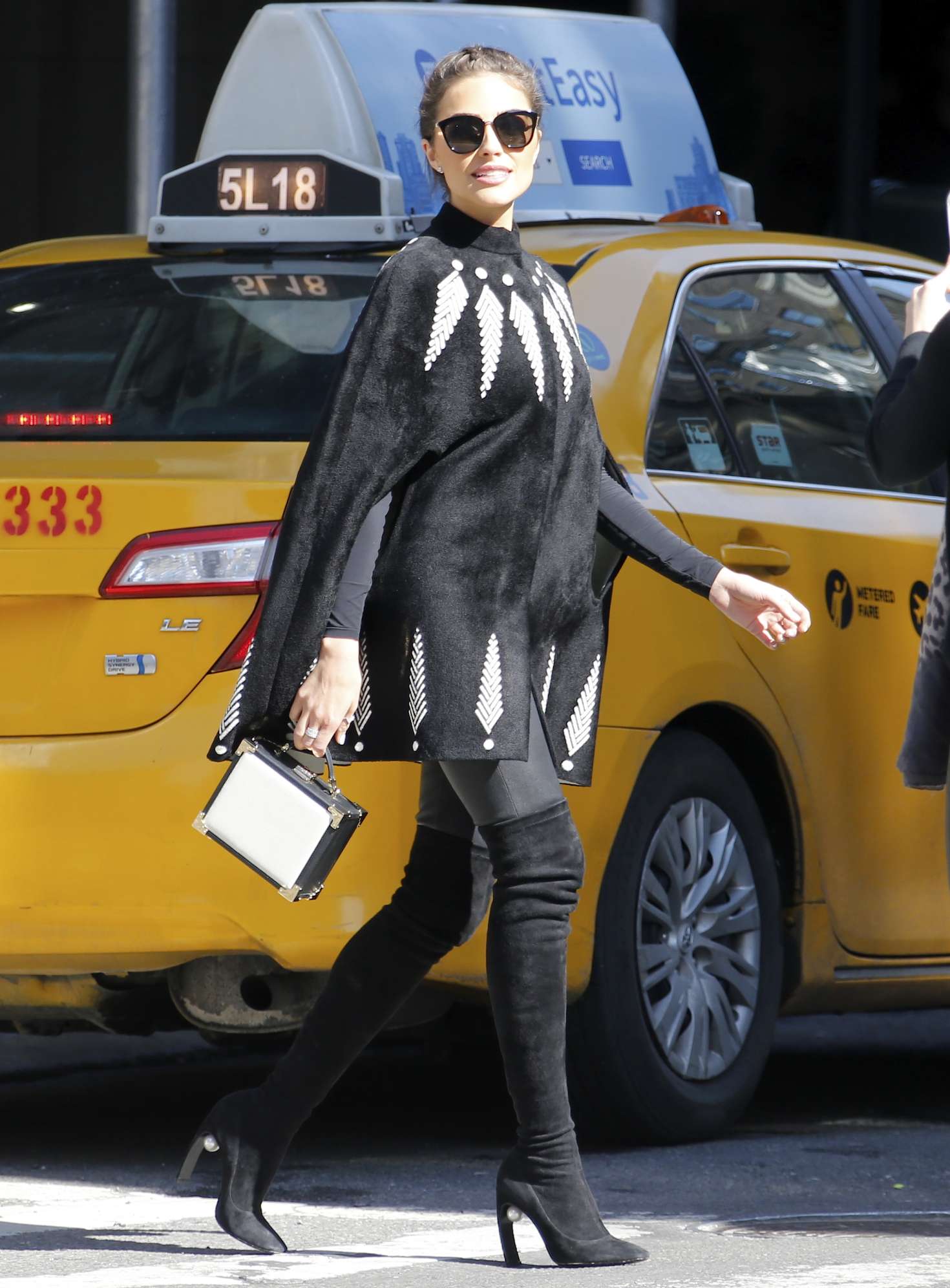 Olivia Culpo on a photoshoot in NYC