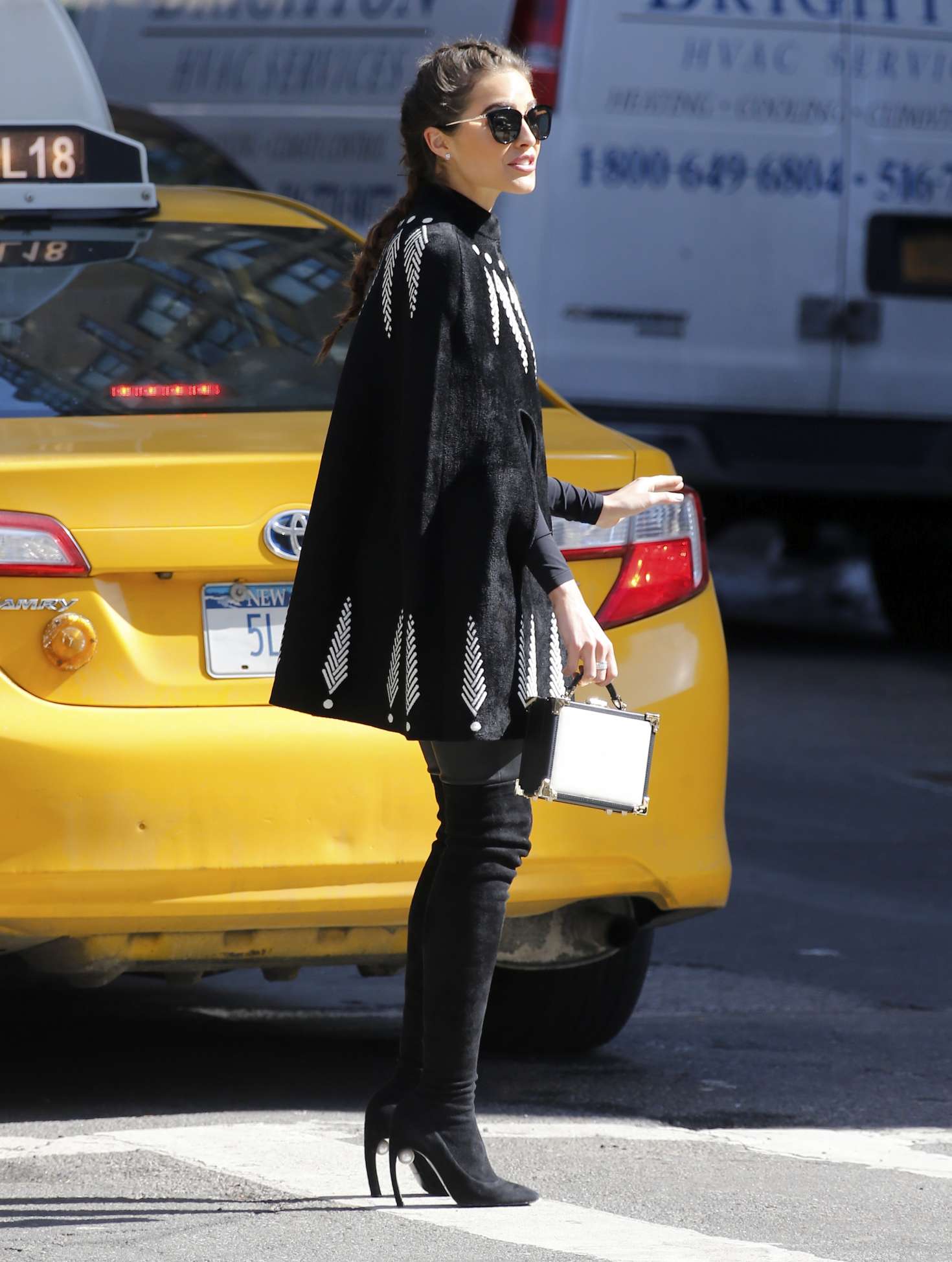 Olivia Culpo on a photoshoot in NYC