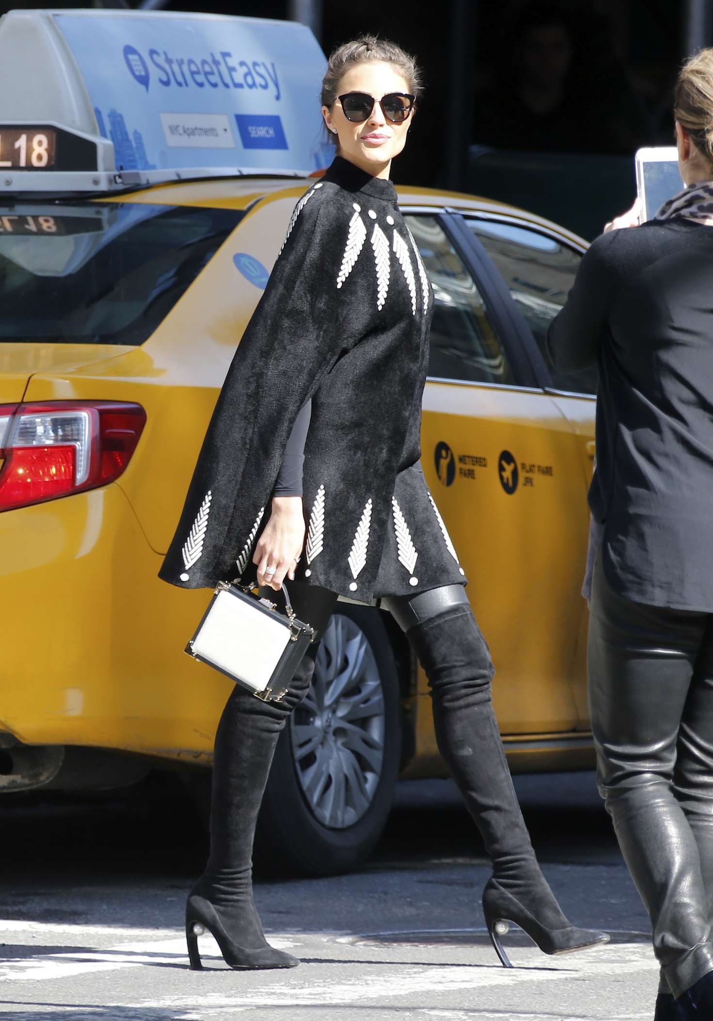 Olivia Culpo on a photoshoot in NYC